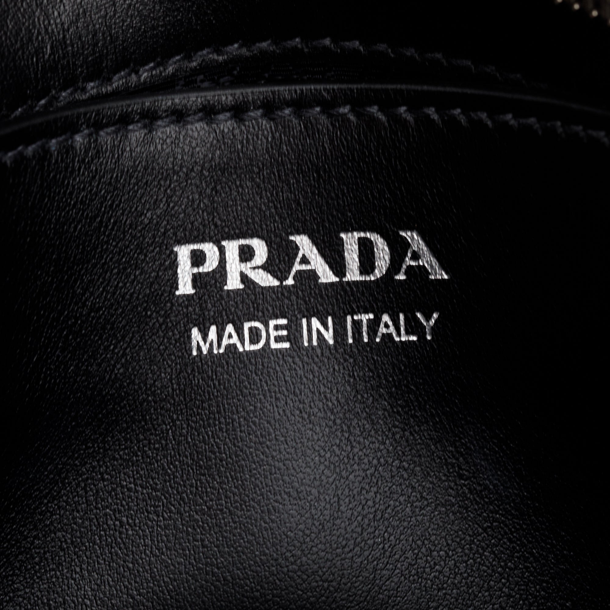 Prada Black Saffiano Lux Mini Monochrome Top Handle Tote w/ Strap