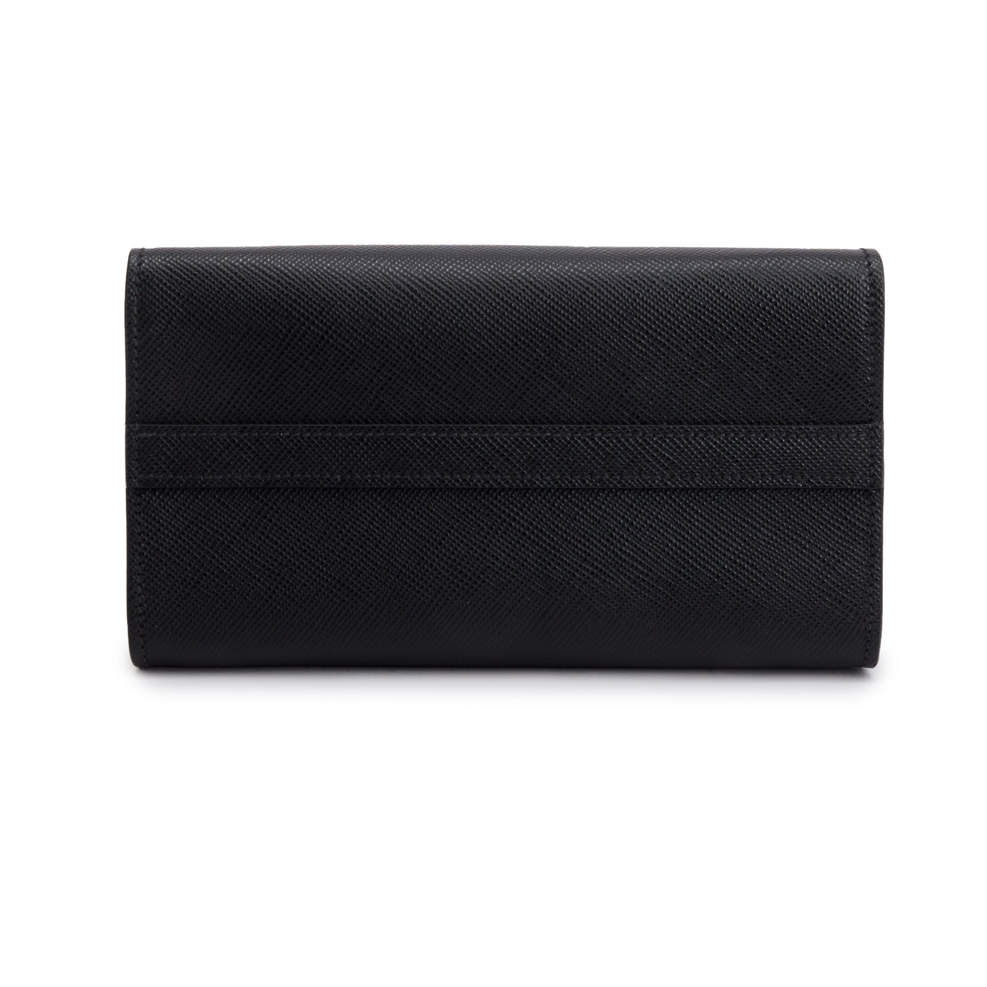 Prada Black Saffiano Lux Mini Monochrome Top Handle Tote w/ Strap