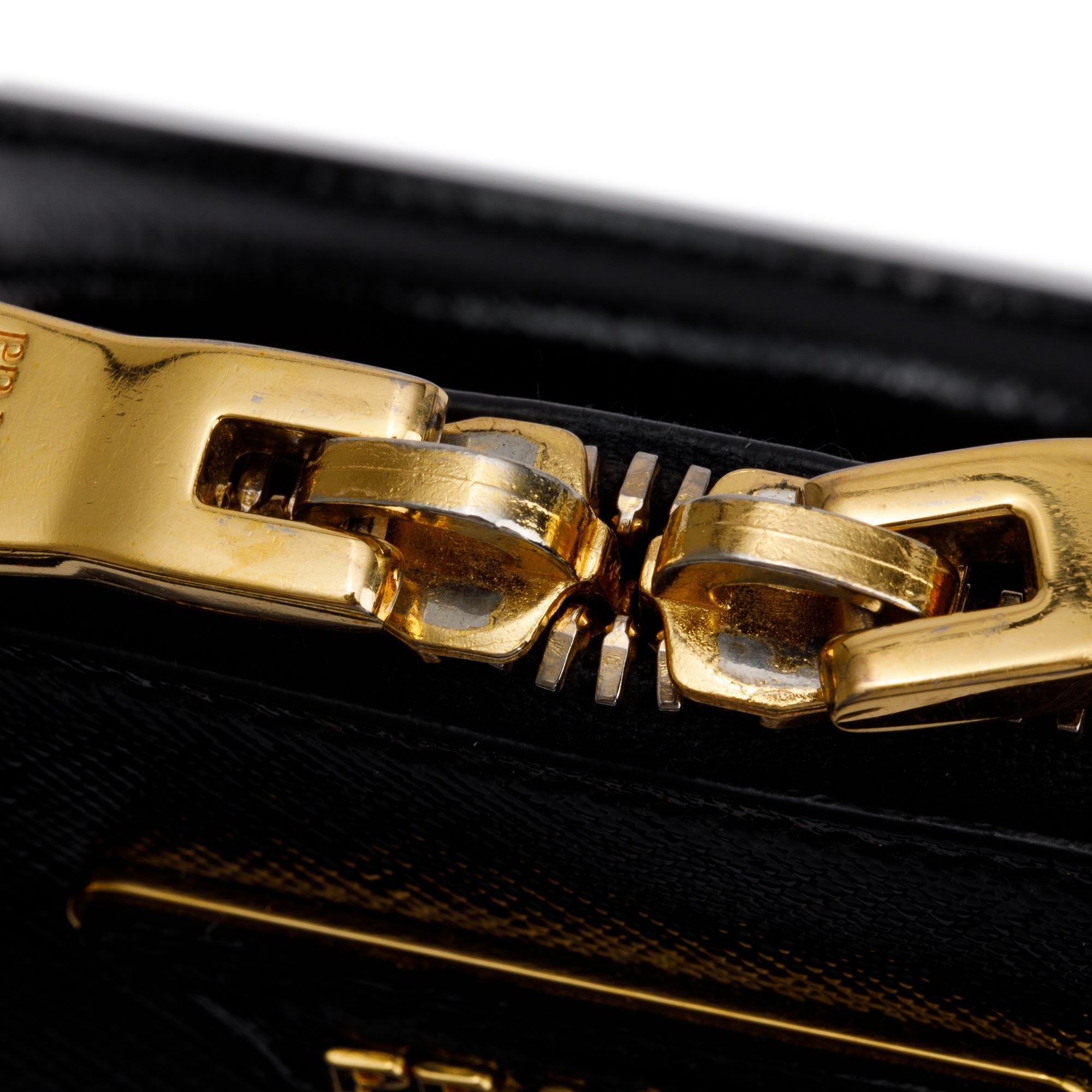 Prada Black Saffiano Vernice Small Promenade Tote w/ Strap & Authenticity Card