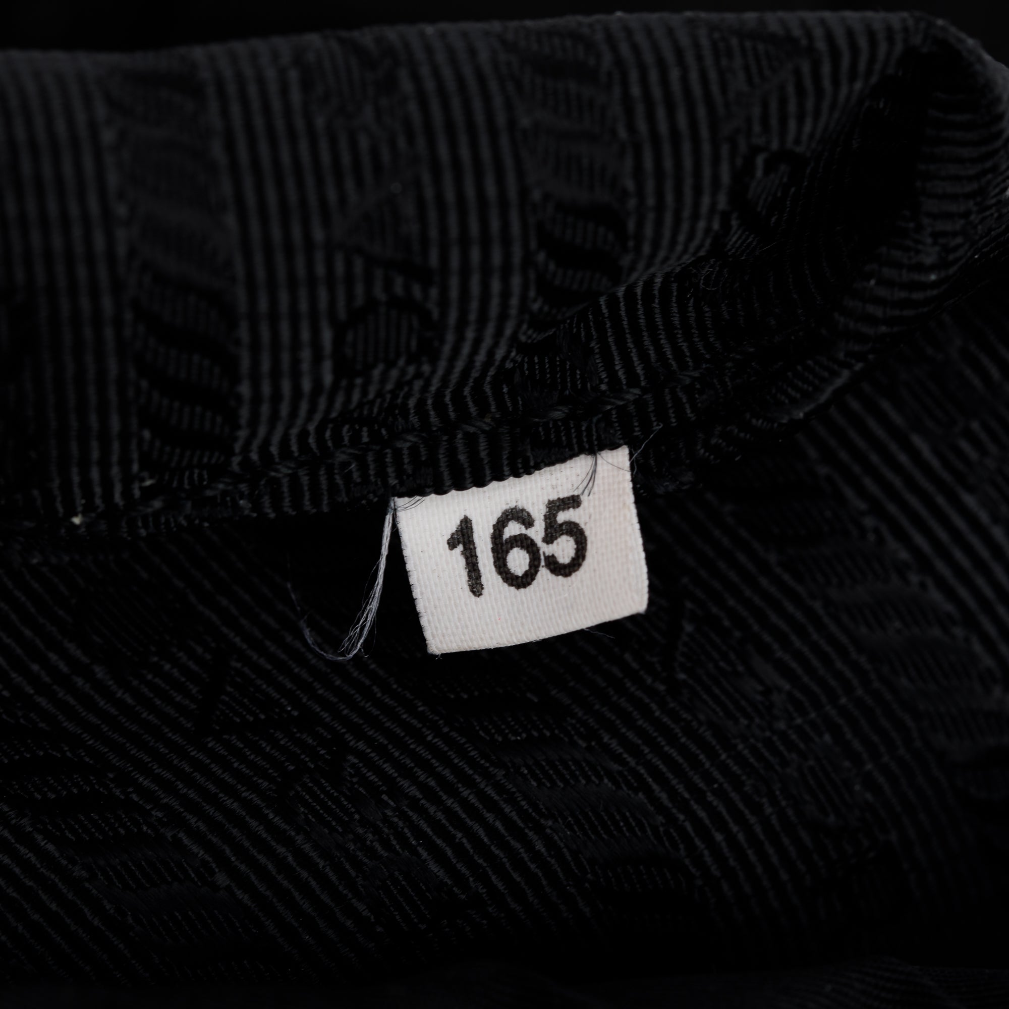 Prada Black Tessuto Impunture Hobo Bag