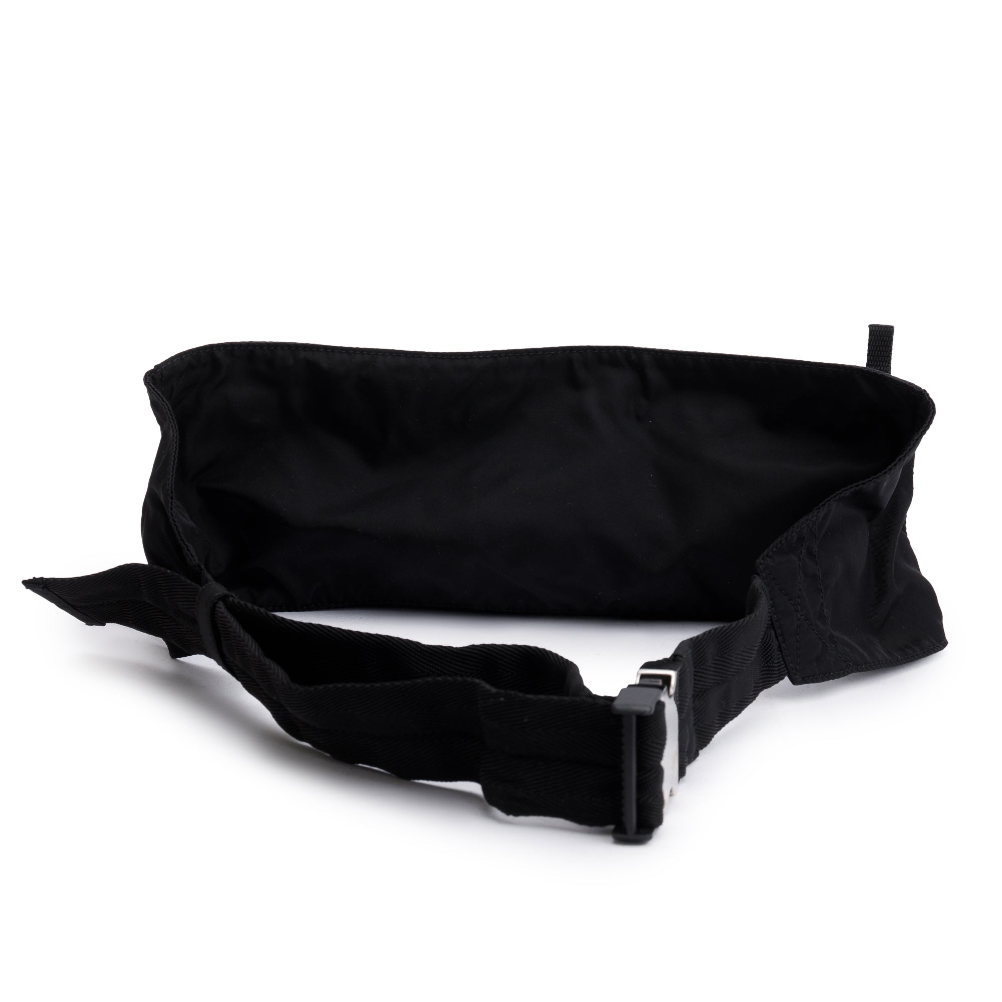Prada Black Tessuto Nylon Belt Bag