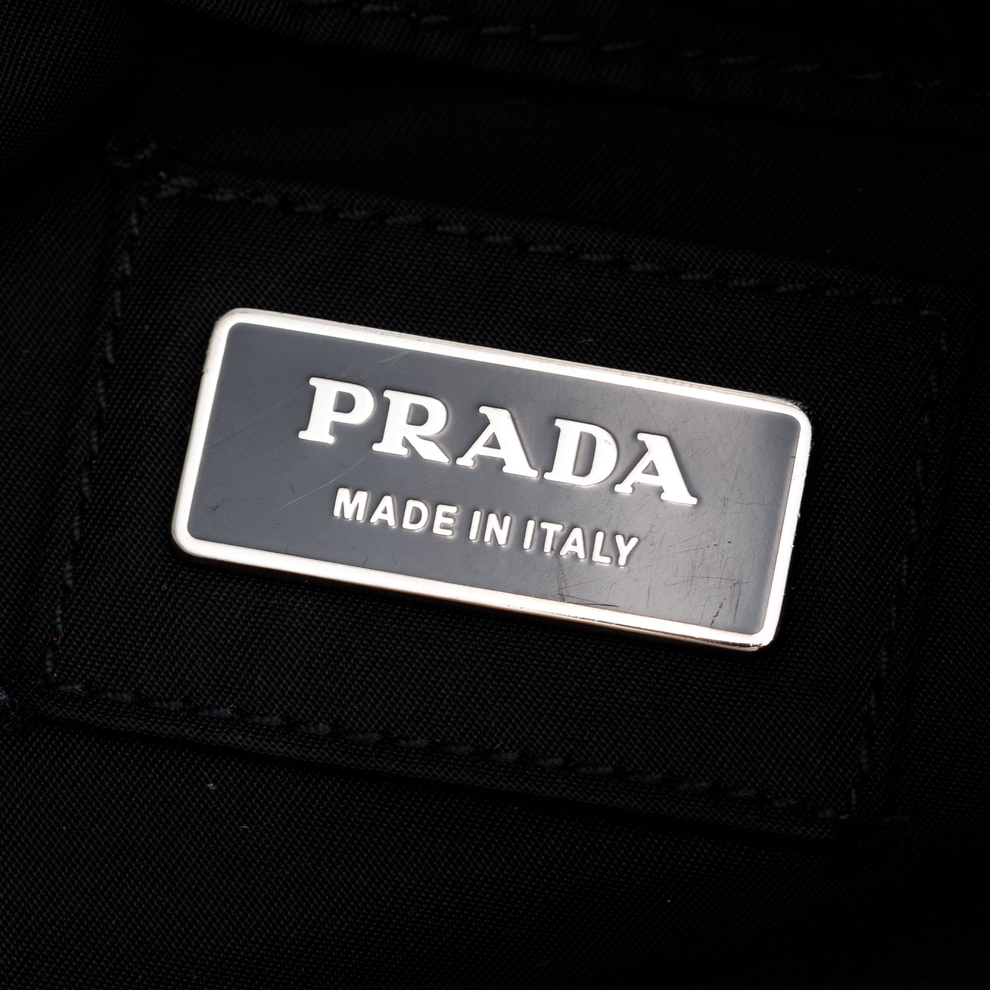 Prada Black Tessuto Nylon Belt Bag