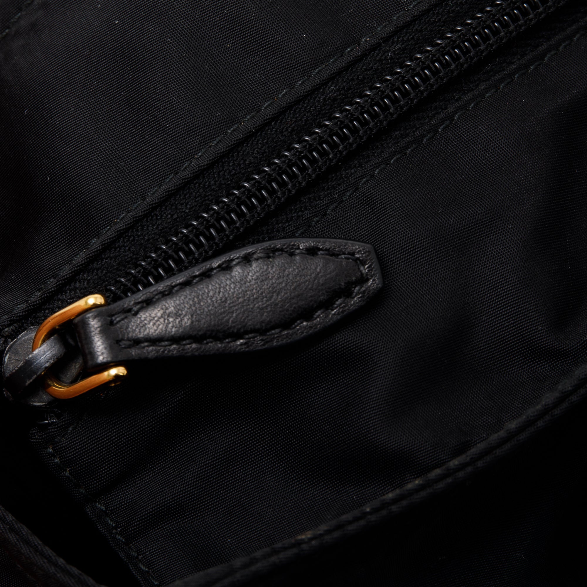 Prada Black Tessuto Nylon Bow Tote