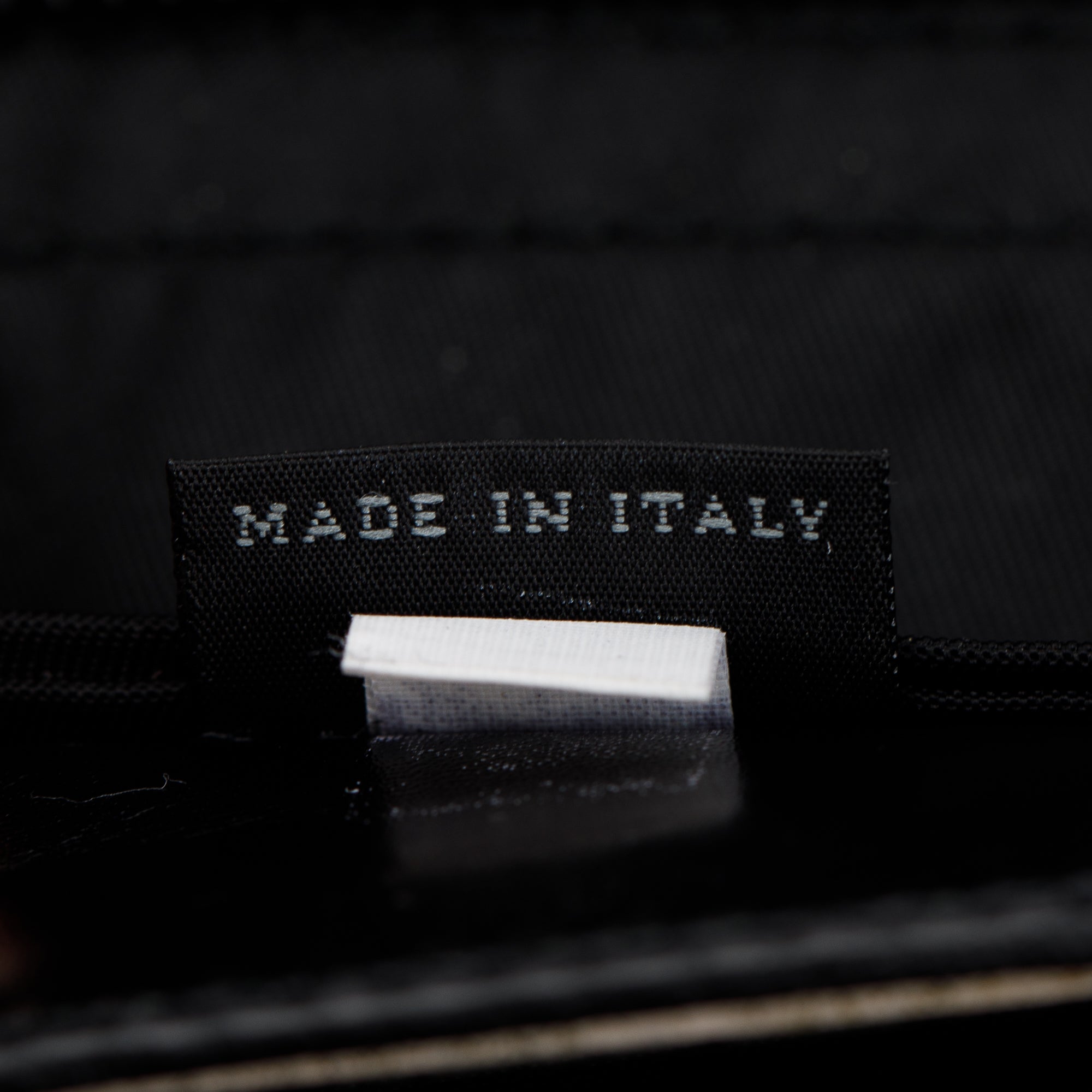 Prada Black Tessuto Nylon Flat Messenger Bag