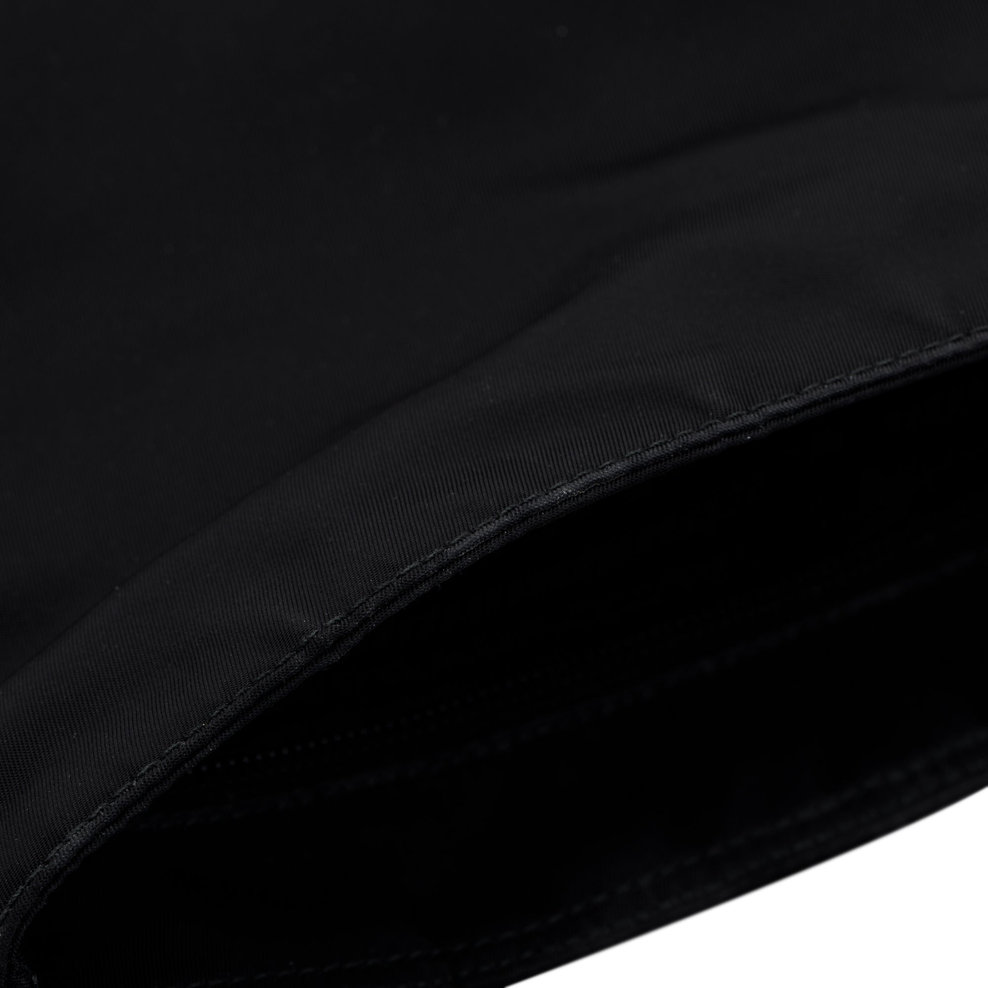 Prada Black Tessuto Nylon Flat Messenger Bag