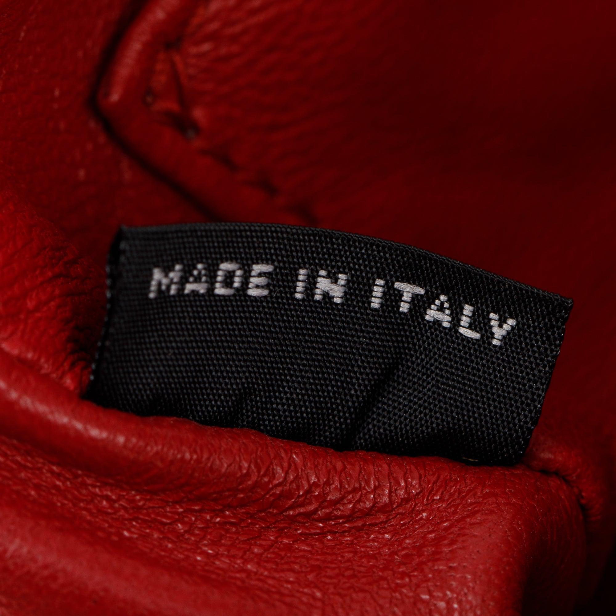 Prada Black Tessuto Nylon Kisslock Crossbody Bag w/ Strap & Box