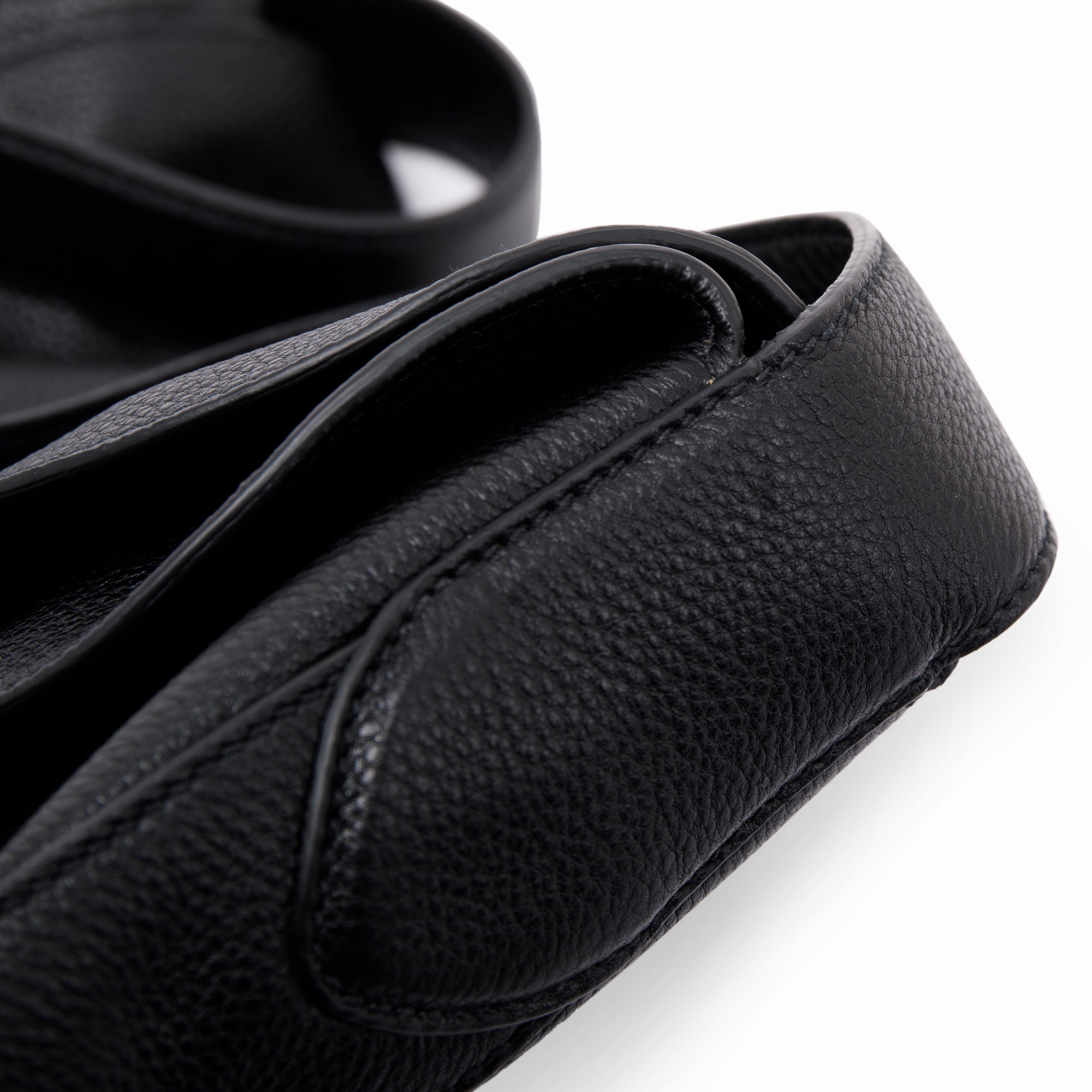 Prada Black Vitello Daino Medium Double Flap Hobo w/ Authenticity Card