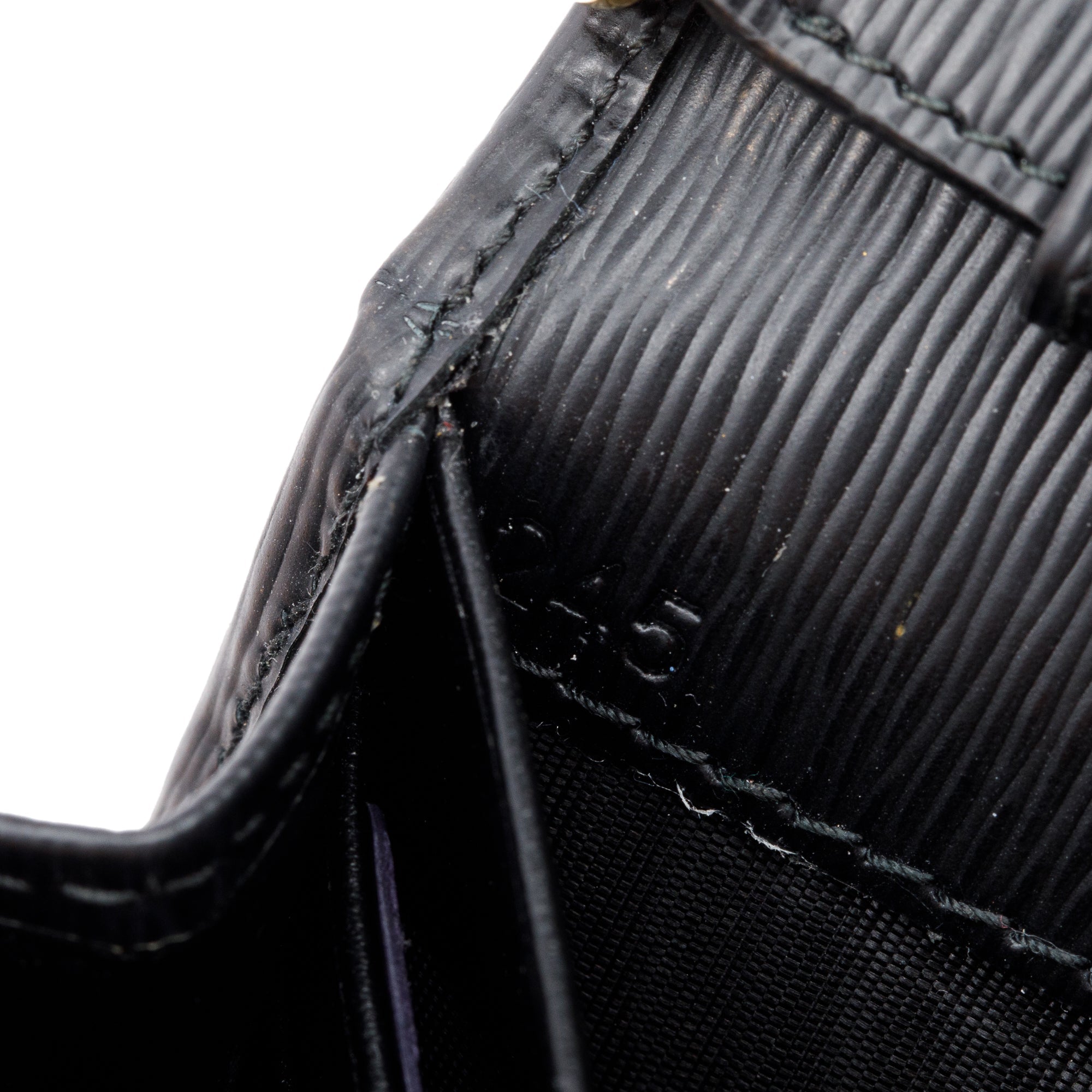 Prada Black Vitello Move Continental Wallet on Chain w/ Box