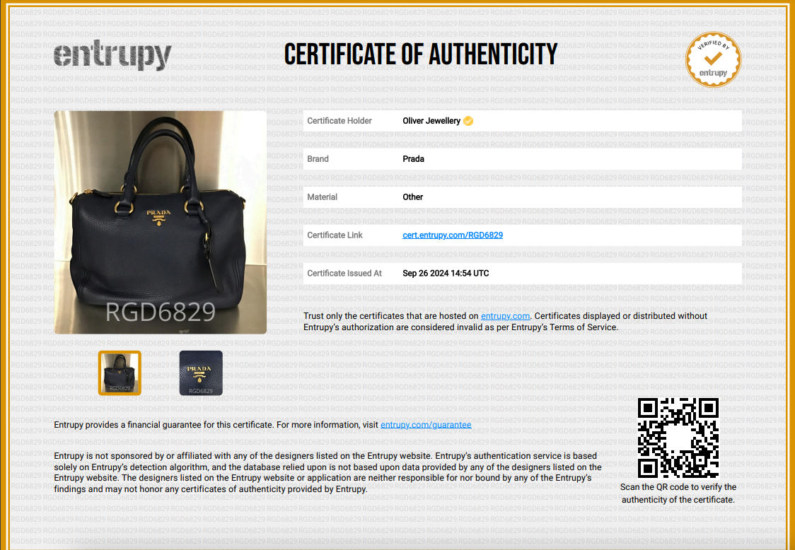 Prada Blue Vitello Phenix Leather Bauletto w/ Strap, Receipt & Authenticity Card