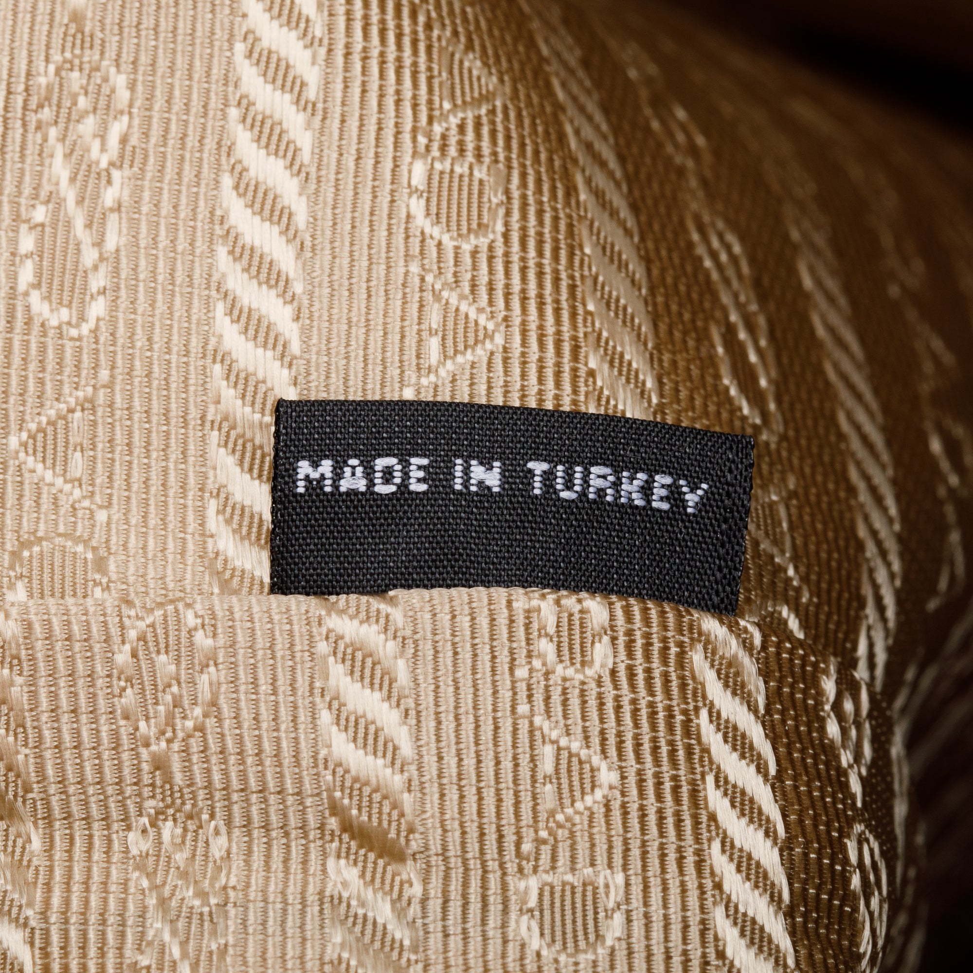 Prada Brown Logo Jacquard Bucket Bag w/ Strap & Authenticity Card