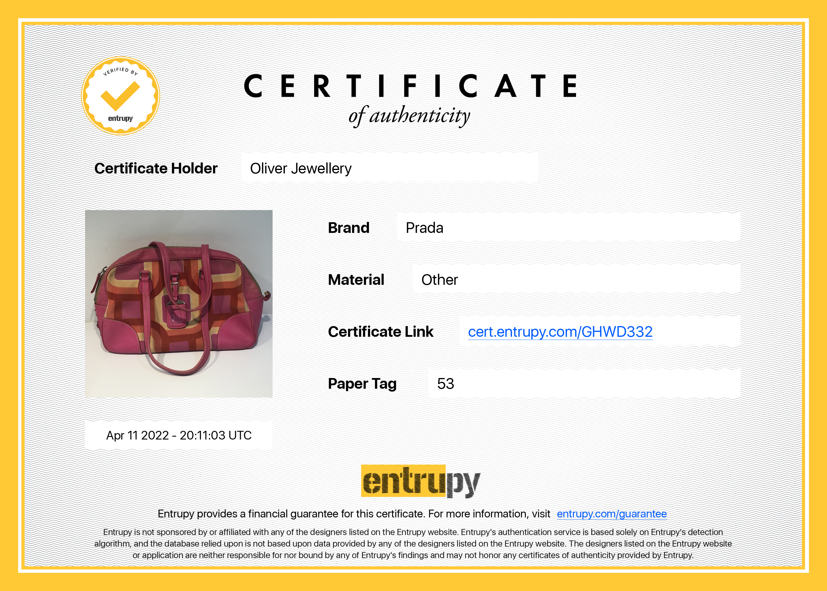 Prada Canapa St.Soho Bowler Bag