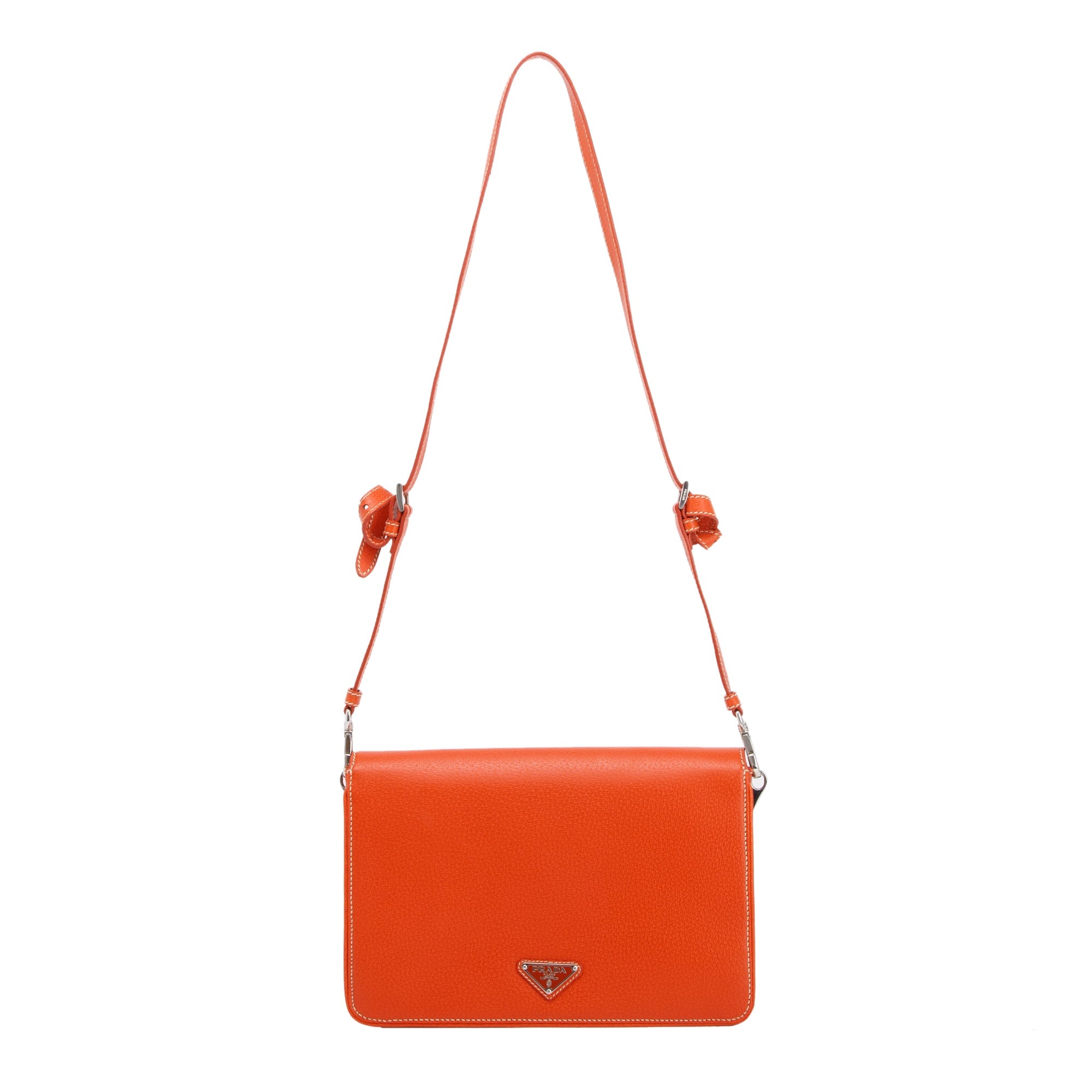 Prada Cinghiale Flap Shoulder Bag