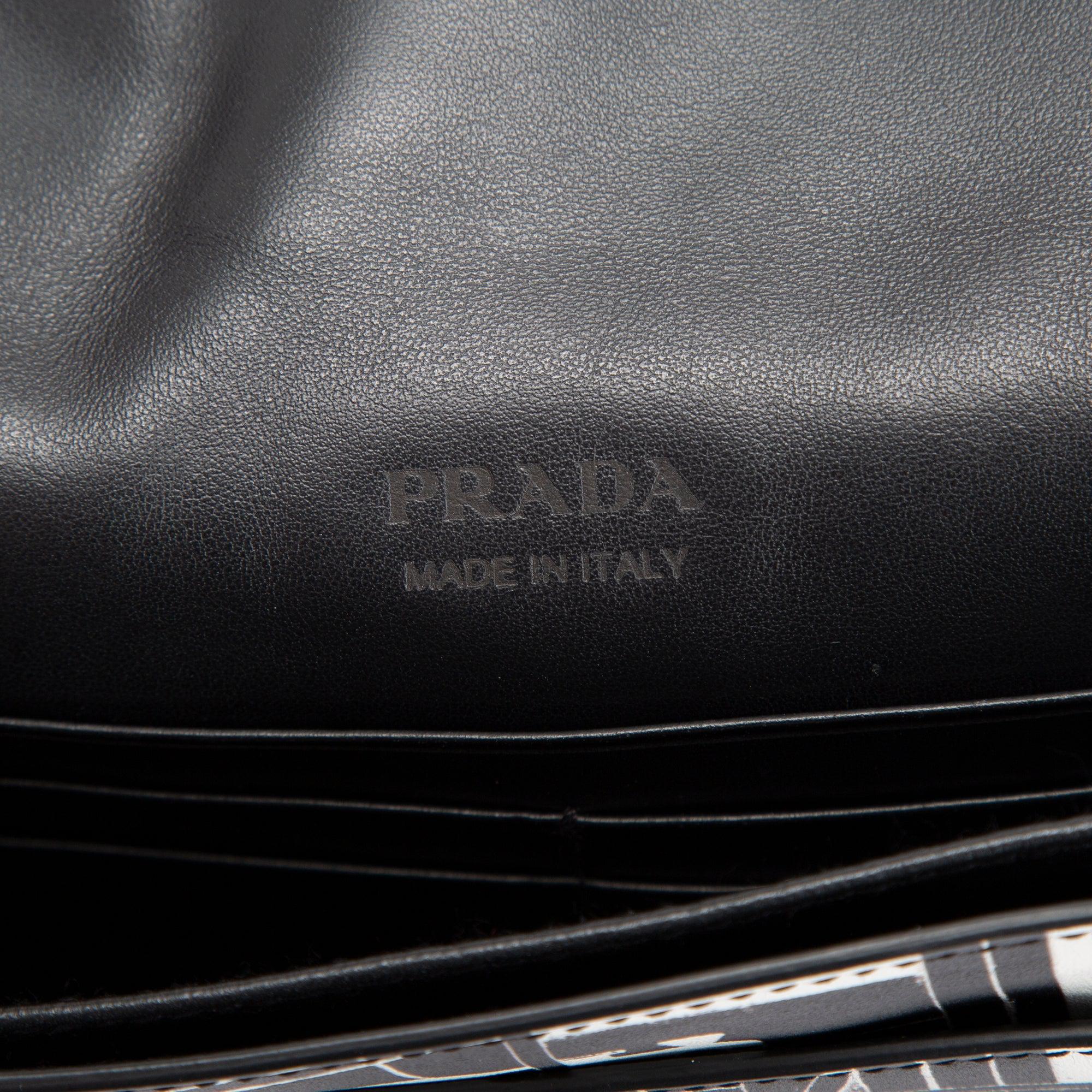 Prada Comic Elektra Wristlet Clutch w/ Authenticity Card