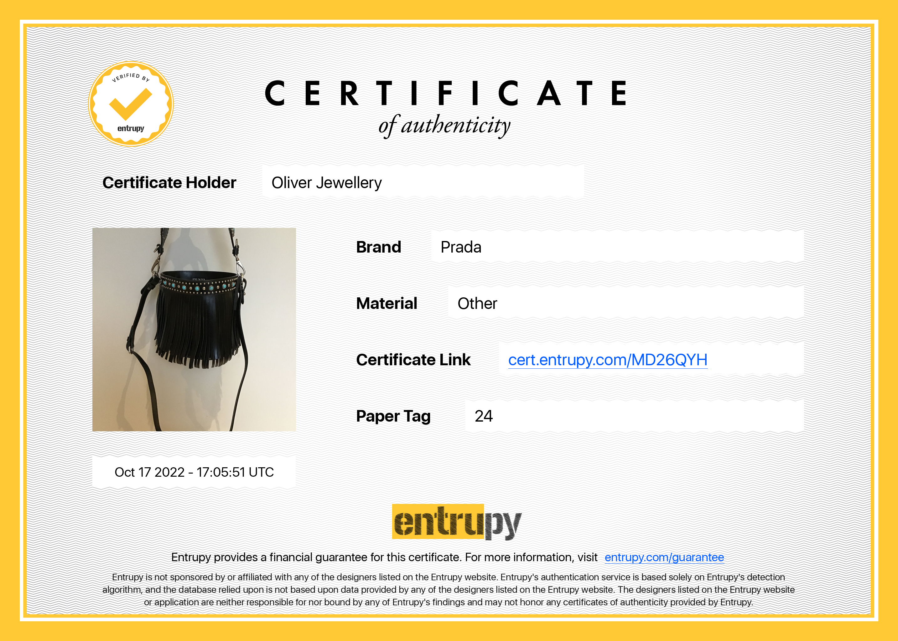 Prada Fringe Embellished City Calf Folk Bucket Bag