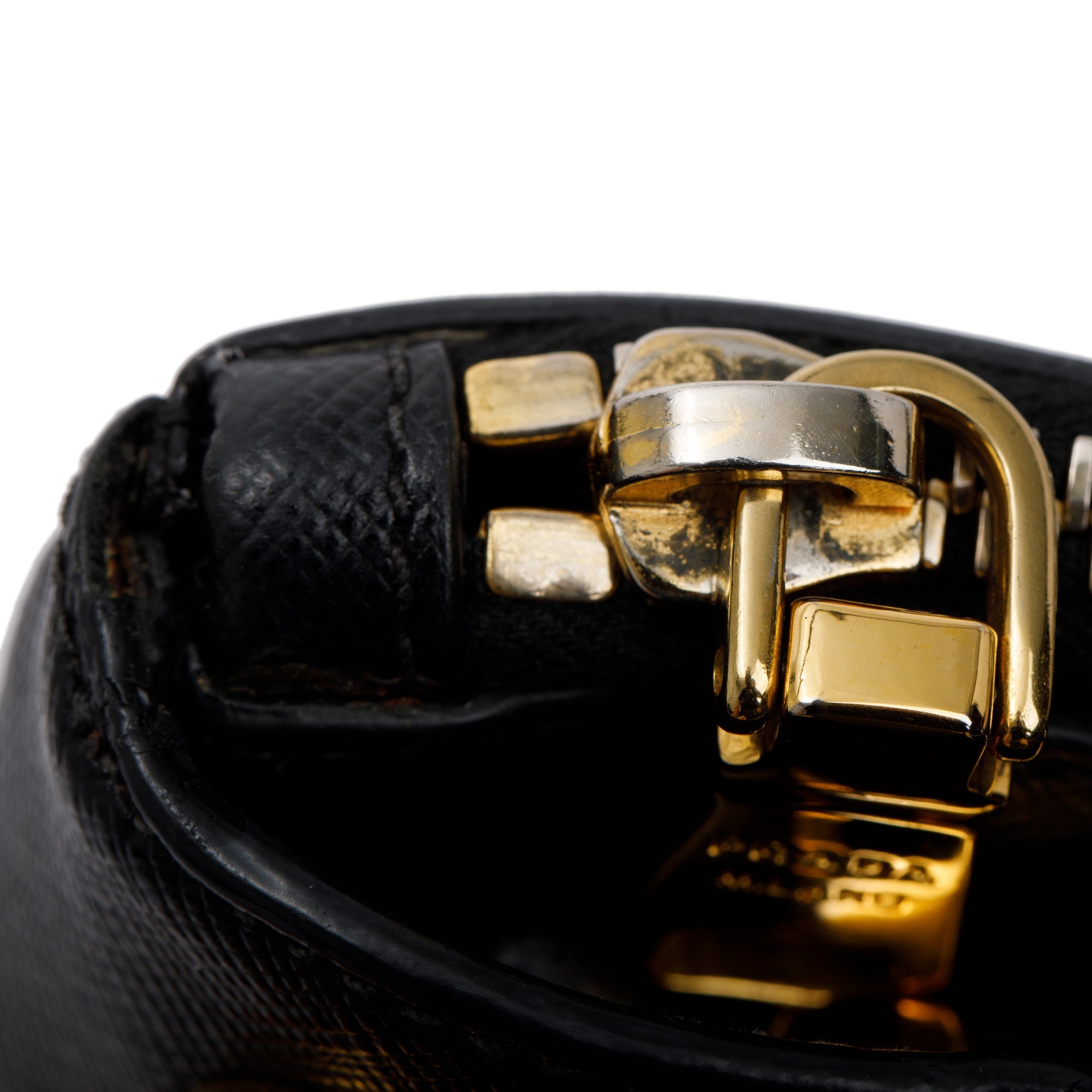 Prada Large Saffiano Lux Double Zip Galleria Tote w/ Strap