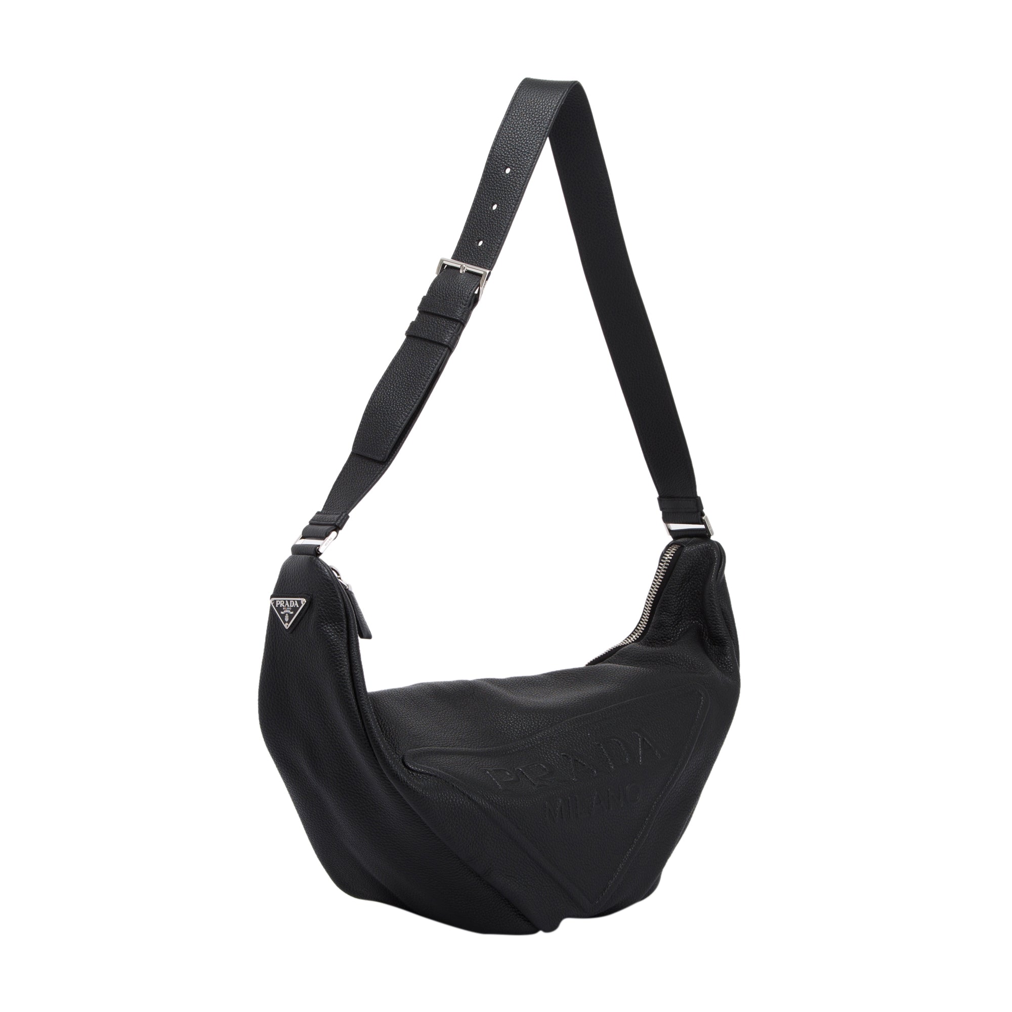 Prada Large Vitello Daino Leather Triangle Bag