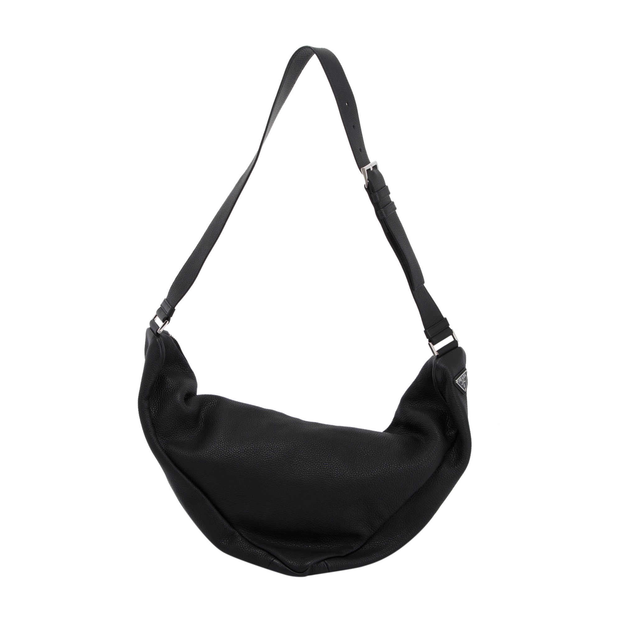 Prada Large Vitello Daino Leather Triangle Bag