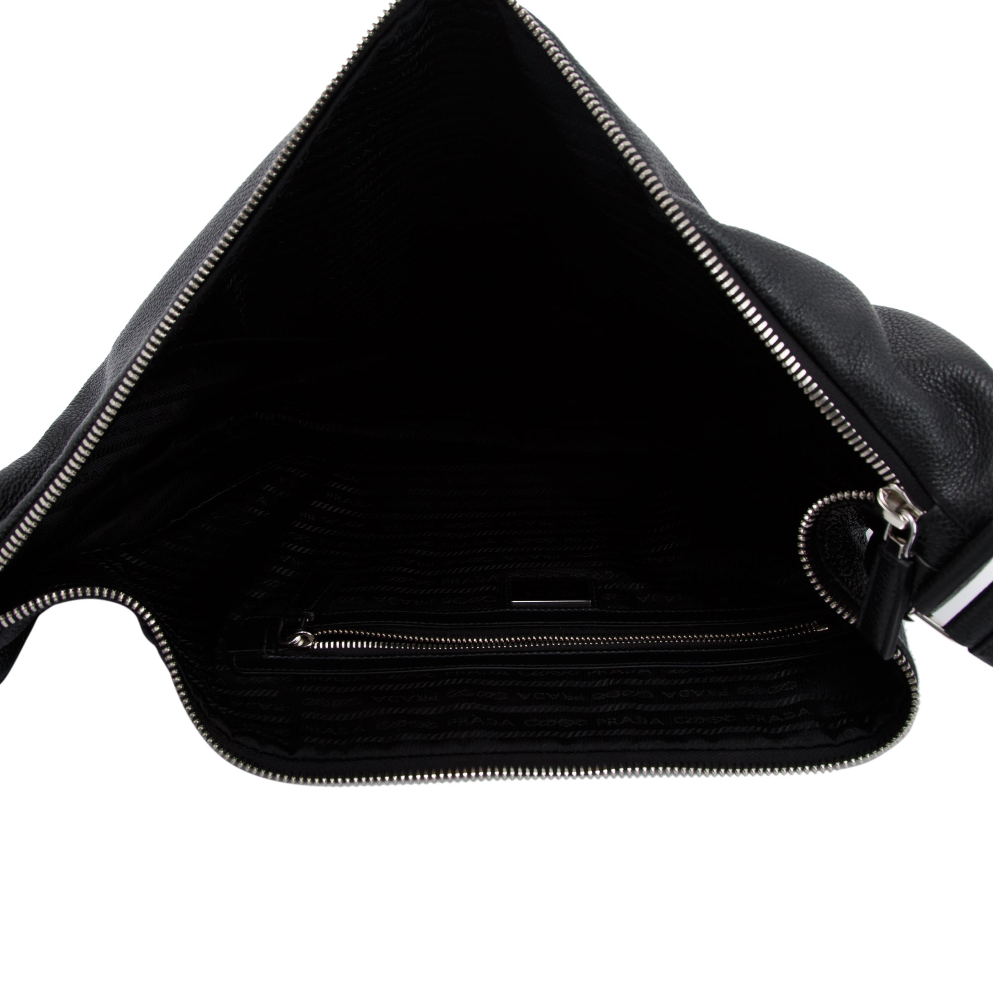 Prada Large Vitello Daino Leather Triangle Bag