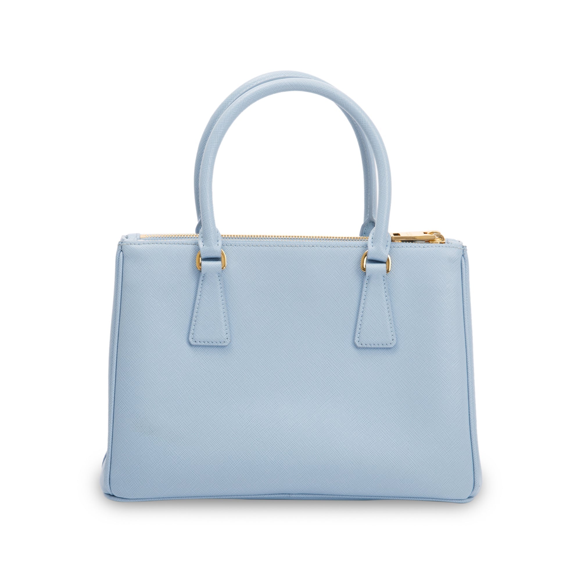 Prada Medium Saffiano Lux Galleria Double Zip Tote w/ Strap & Box