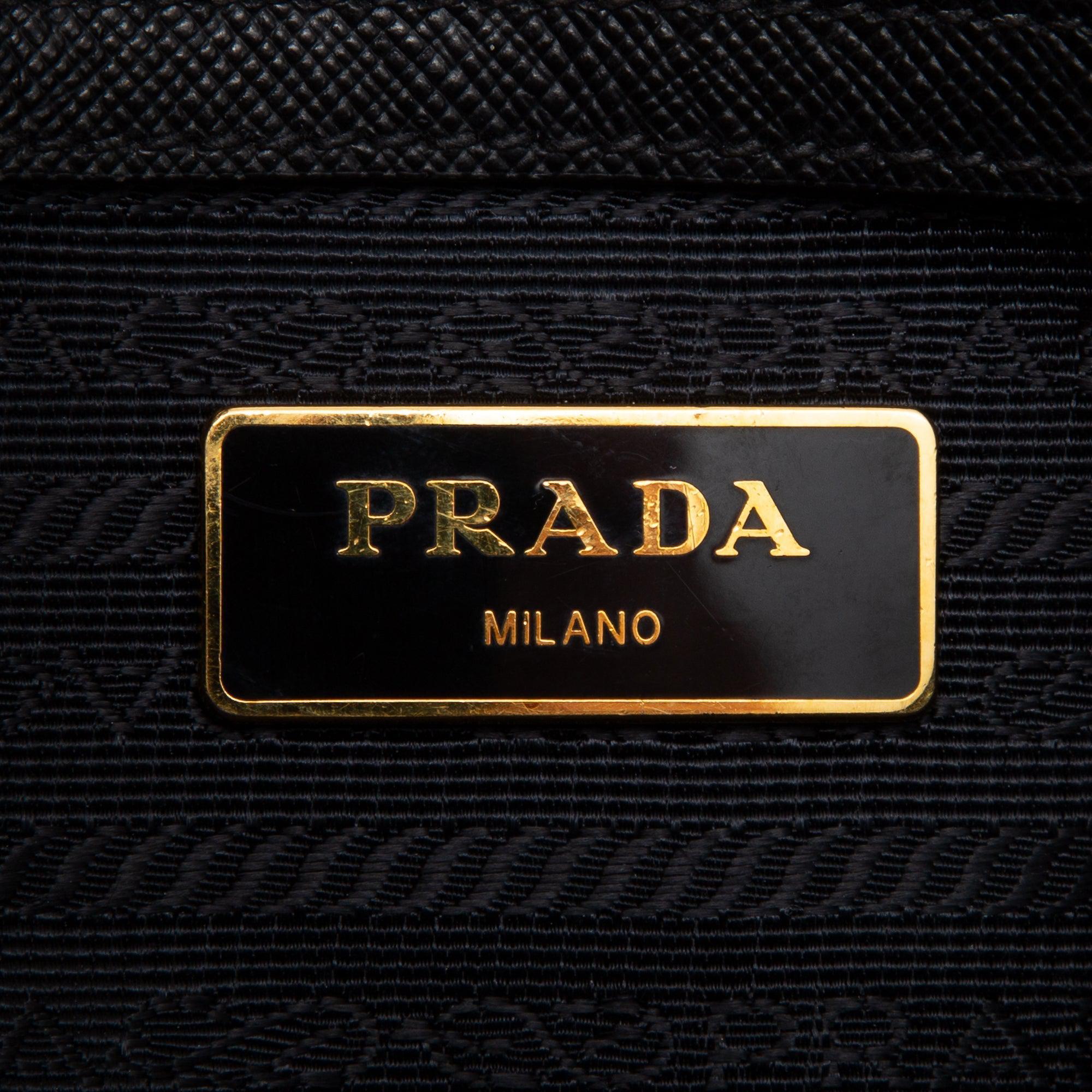 Prada Medium Saffiano Lux Tote w/ Strap