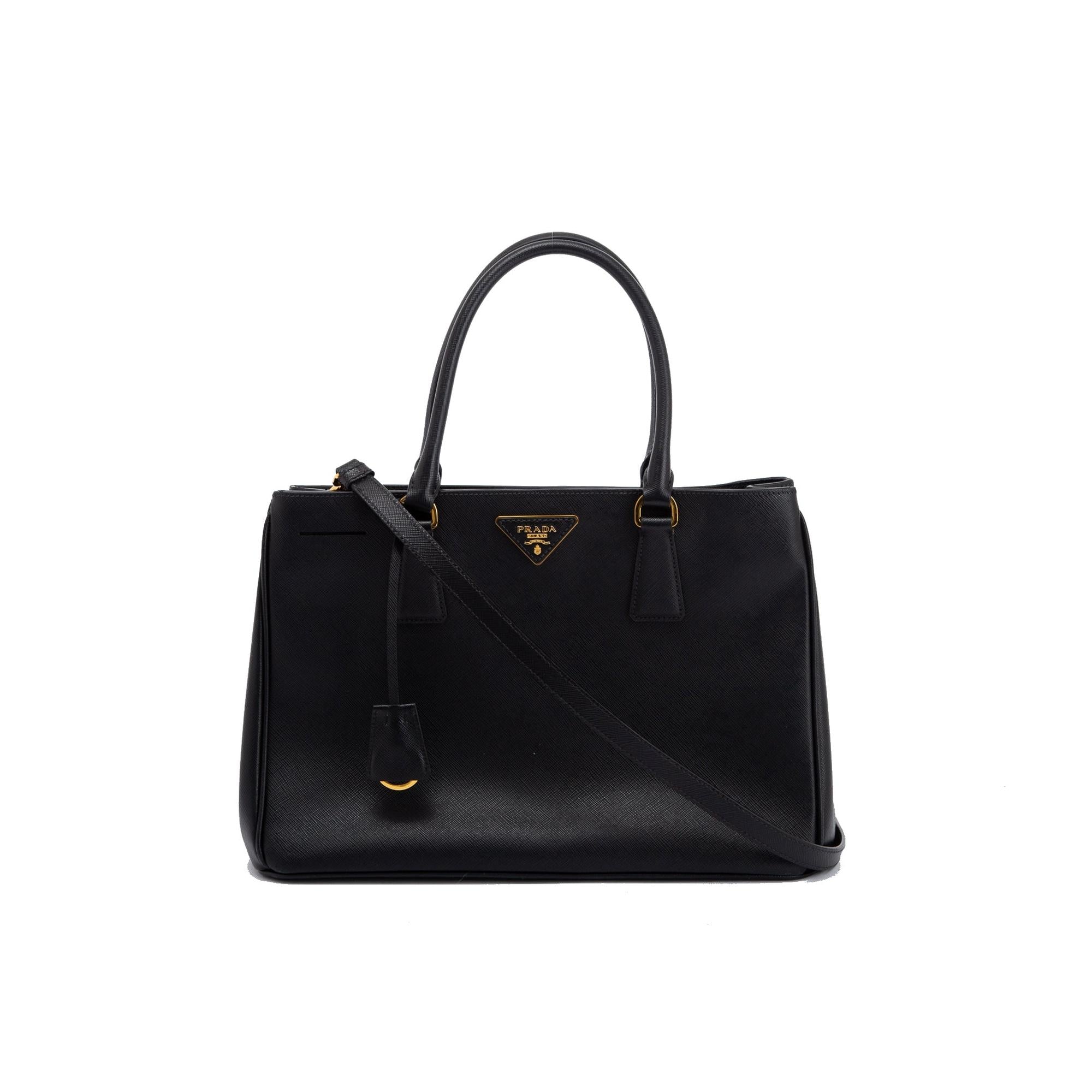 Prada Medium Saffiano Lux Tote w/ Strap