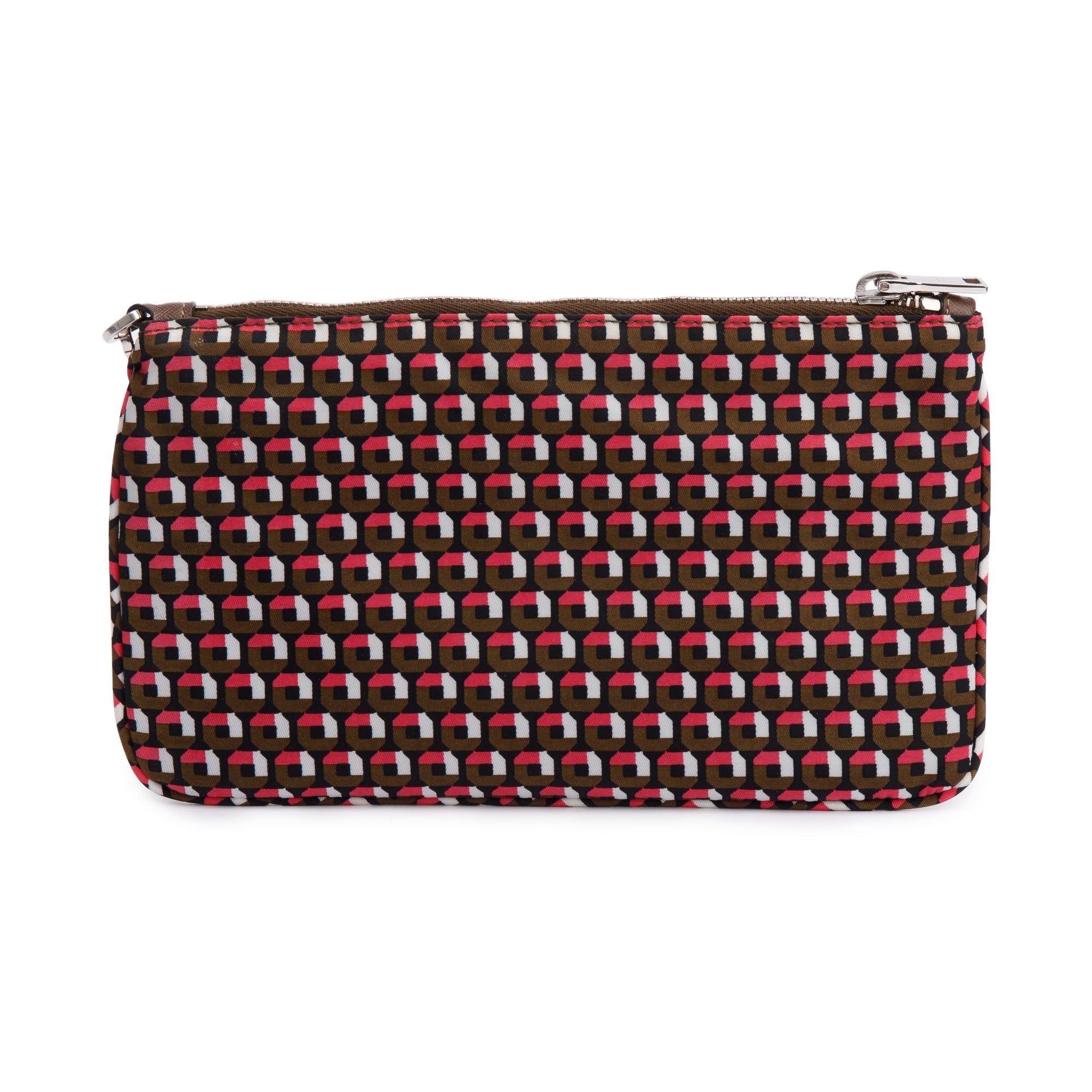 Prada Multicolor Tessuto Stampato Nylon Wristlet