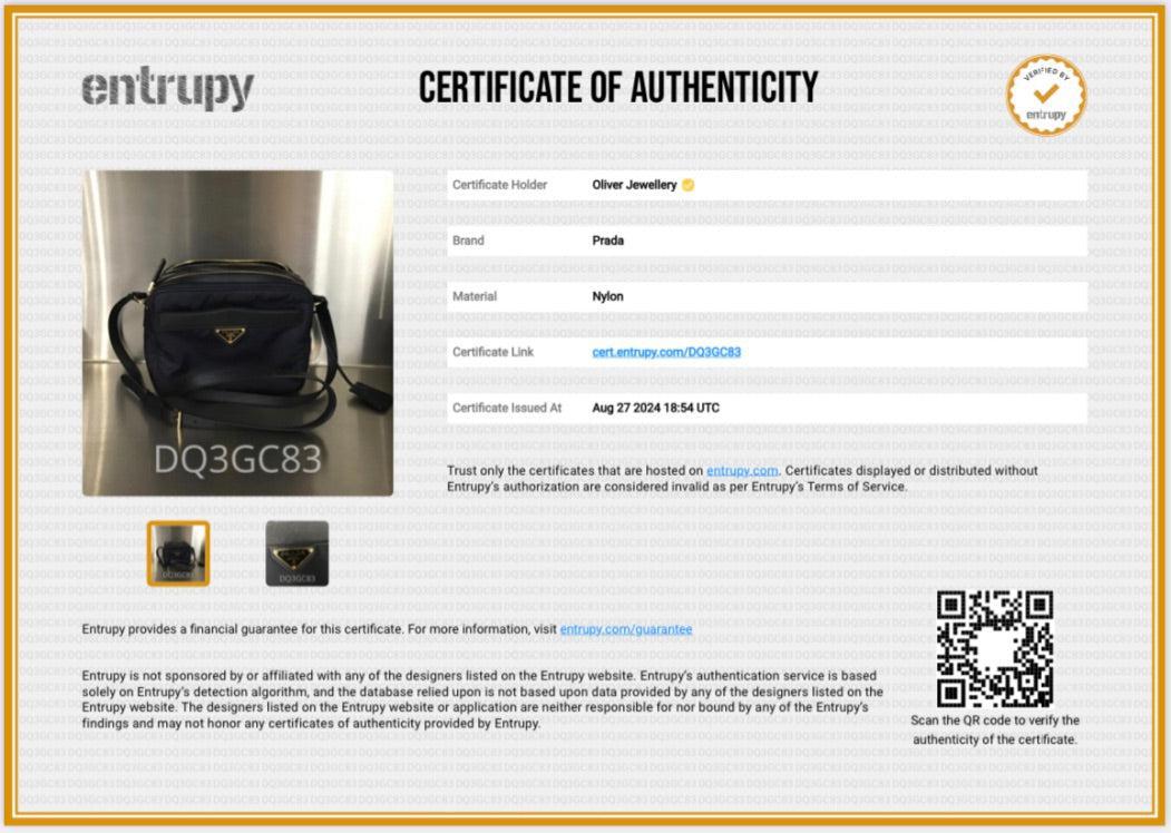 Prada Navy Nylon and Saffiano Leather Trim Re-Edition 1978 Mini Shoulder Bag