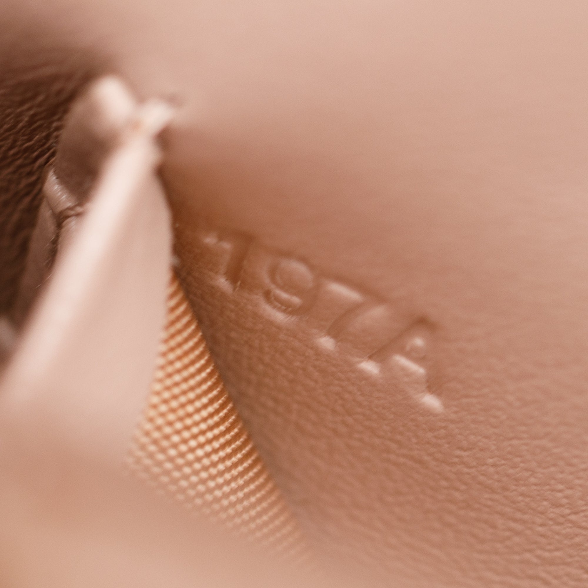 Prada Neutral Vitello Leather Envelope Wallet w/ Box