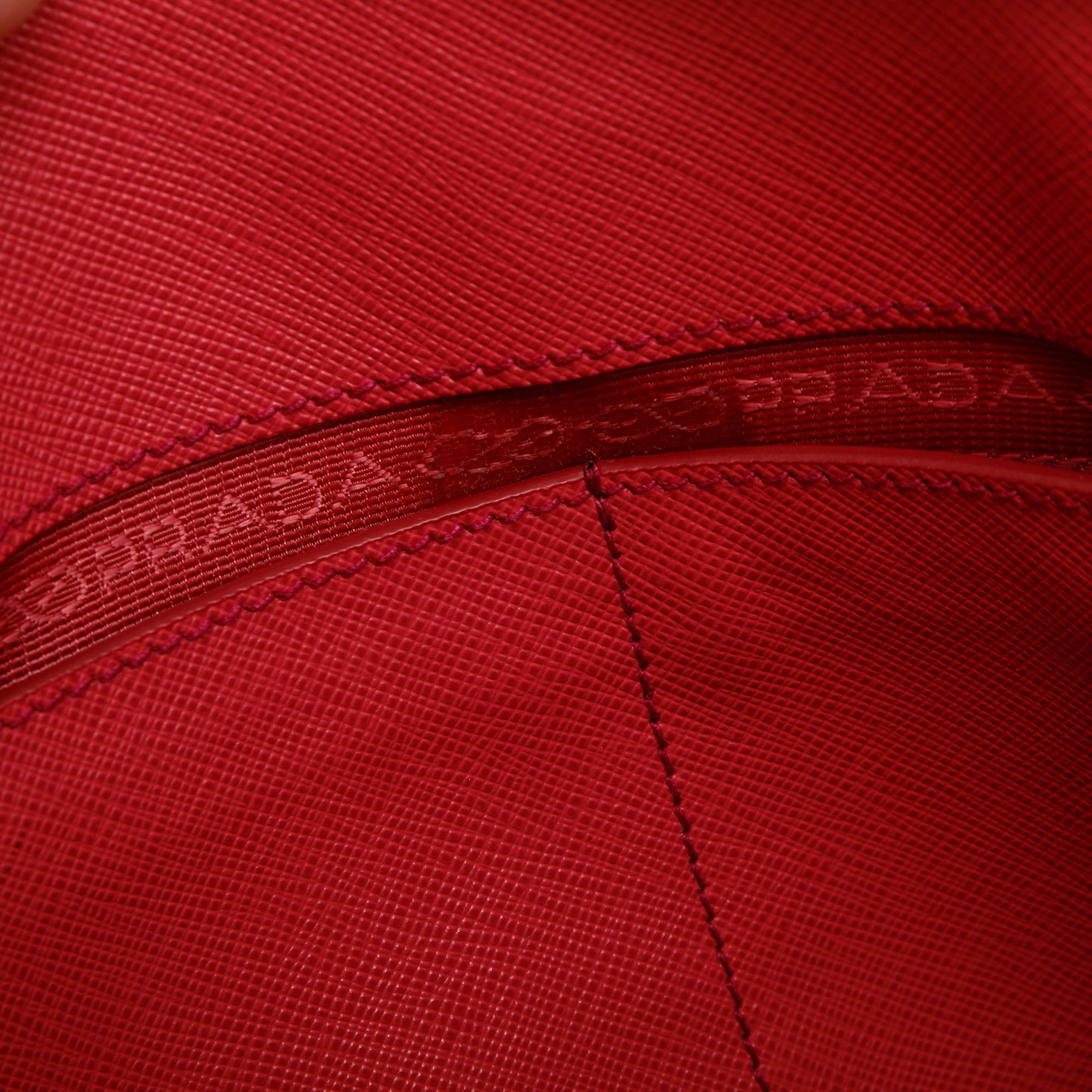 Prada Pink Medium Saffiano Lux Promenade Tote