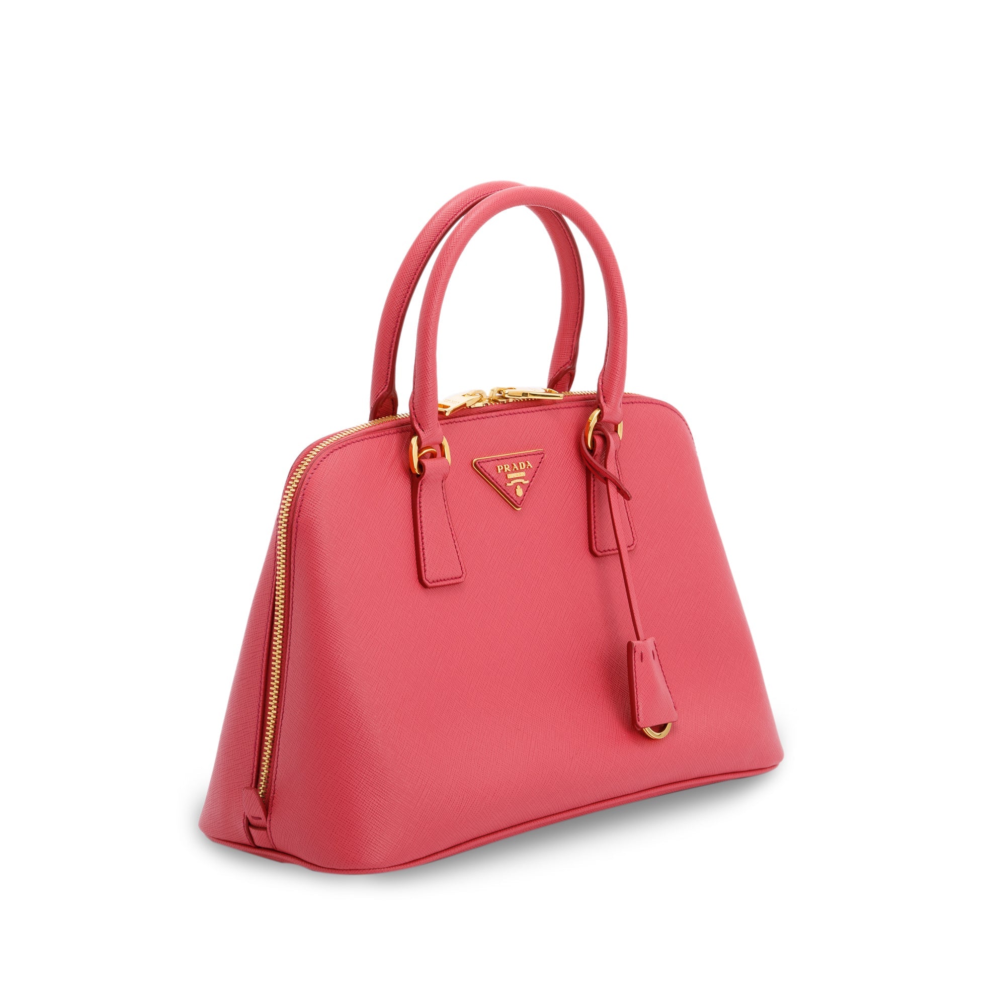 Prada Pink Medium Saffiano Lux Promenade Tote