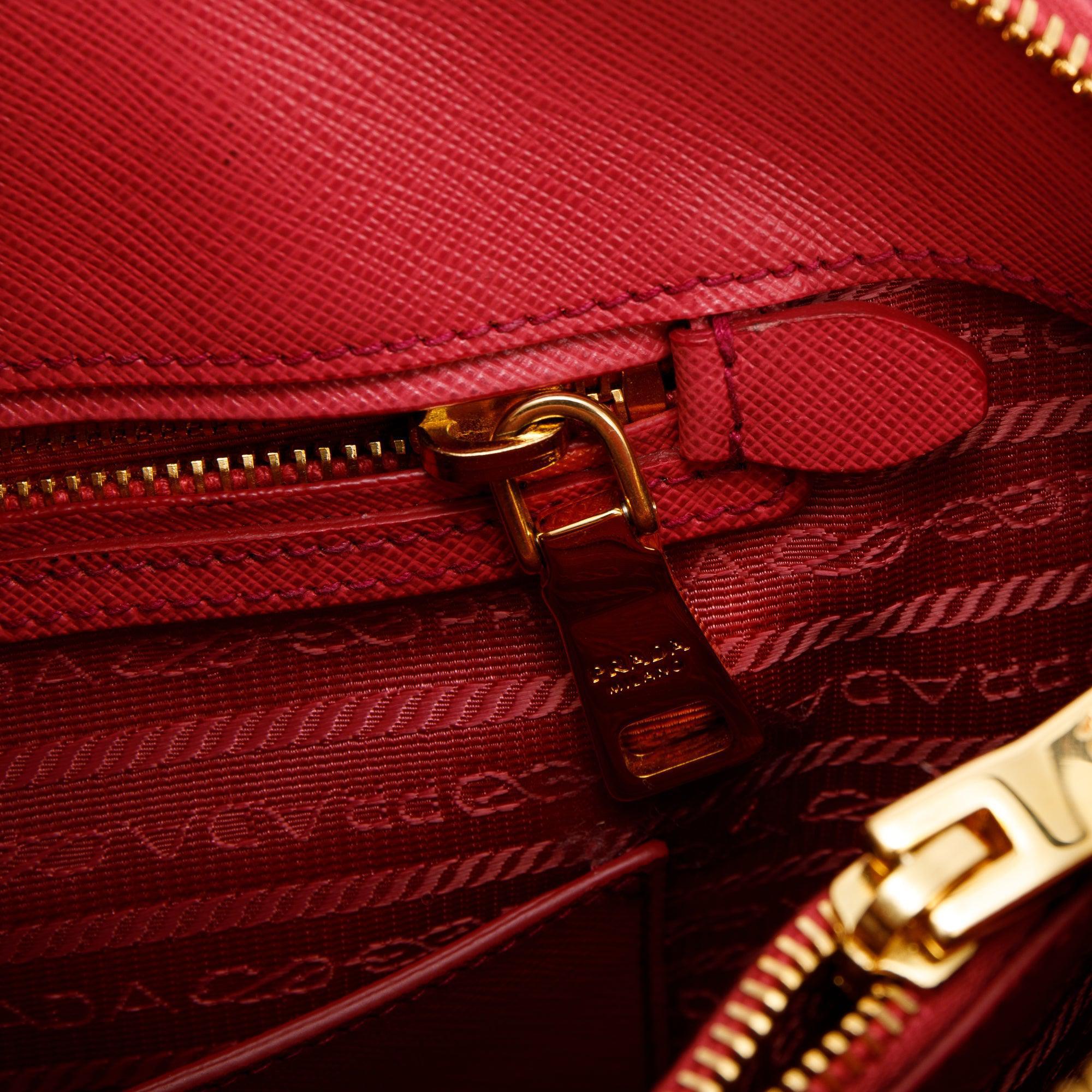 Prada Pink Medium Saffiano Lux Promenade Tote