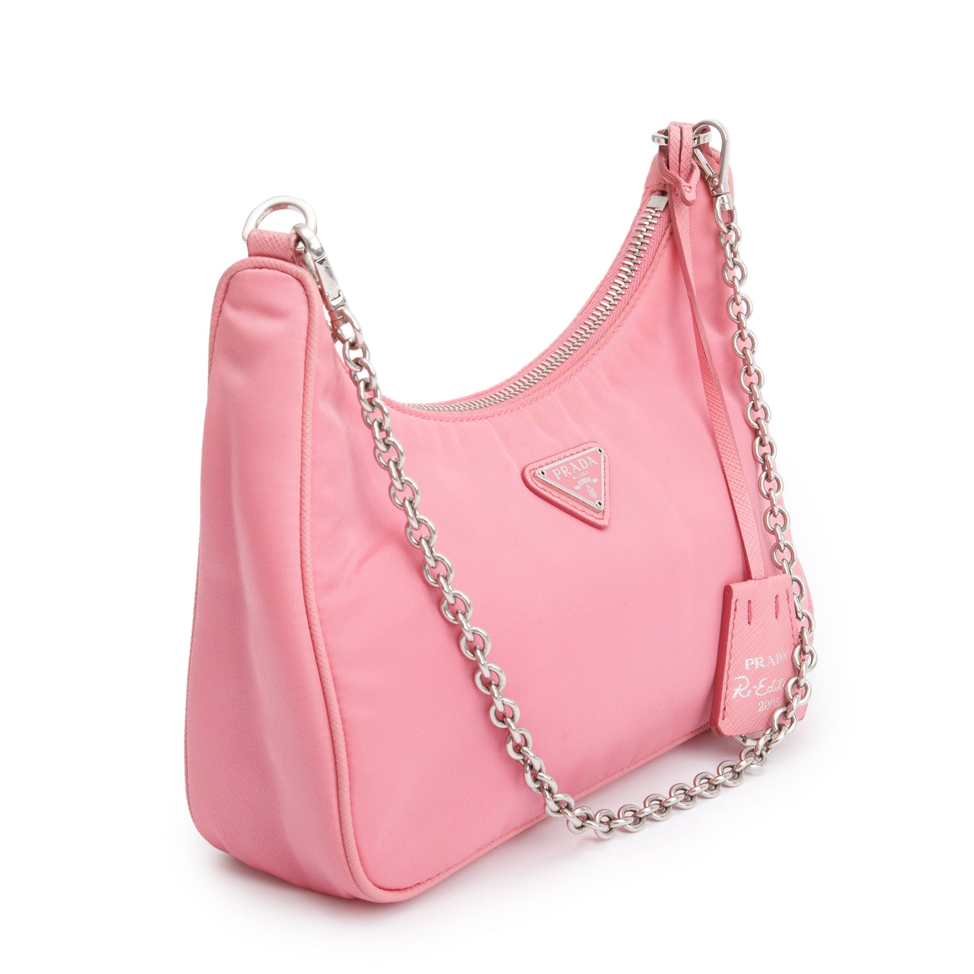 Prada Pink Re-Edition 2005 Re-Nylon Shoulder Bag