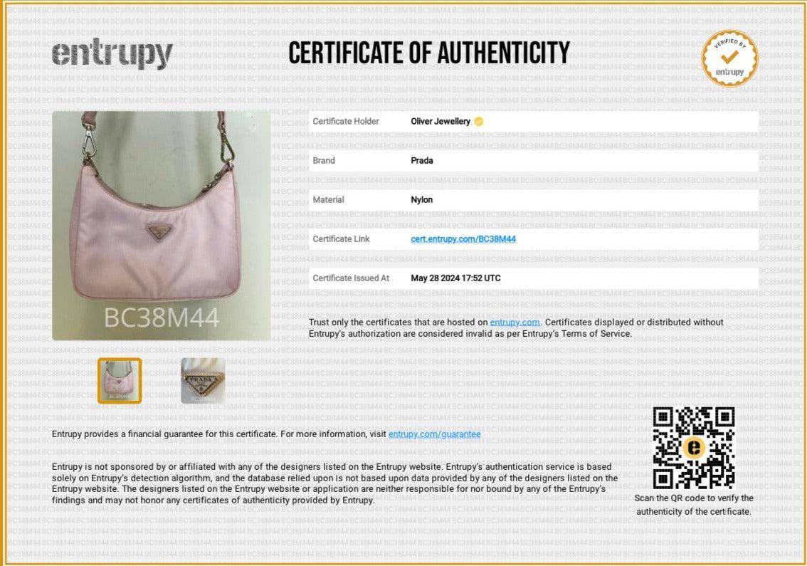 Prada Pink Re-Edition 2005 Re-Nylon Shoulder Bag w/ Box