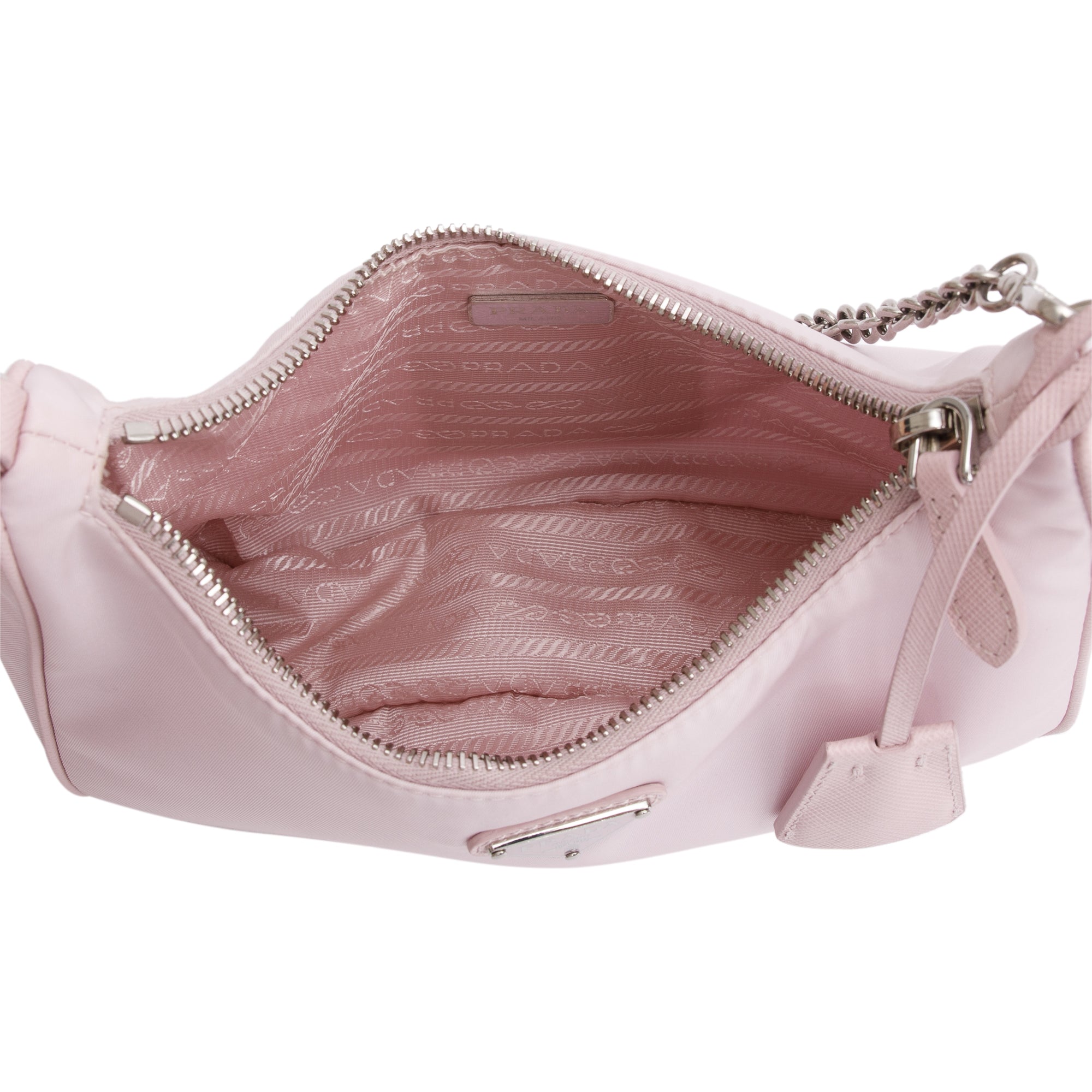 Prada Pink Re-Edition 2005 Re-Nylon Shoulder Bag w/ Box