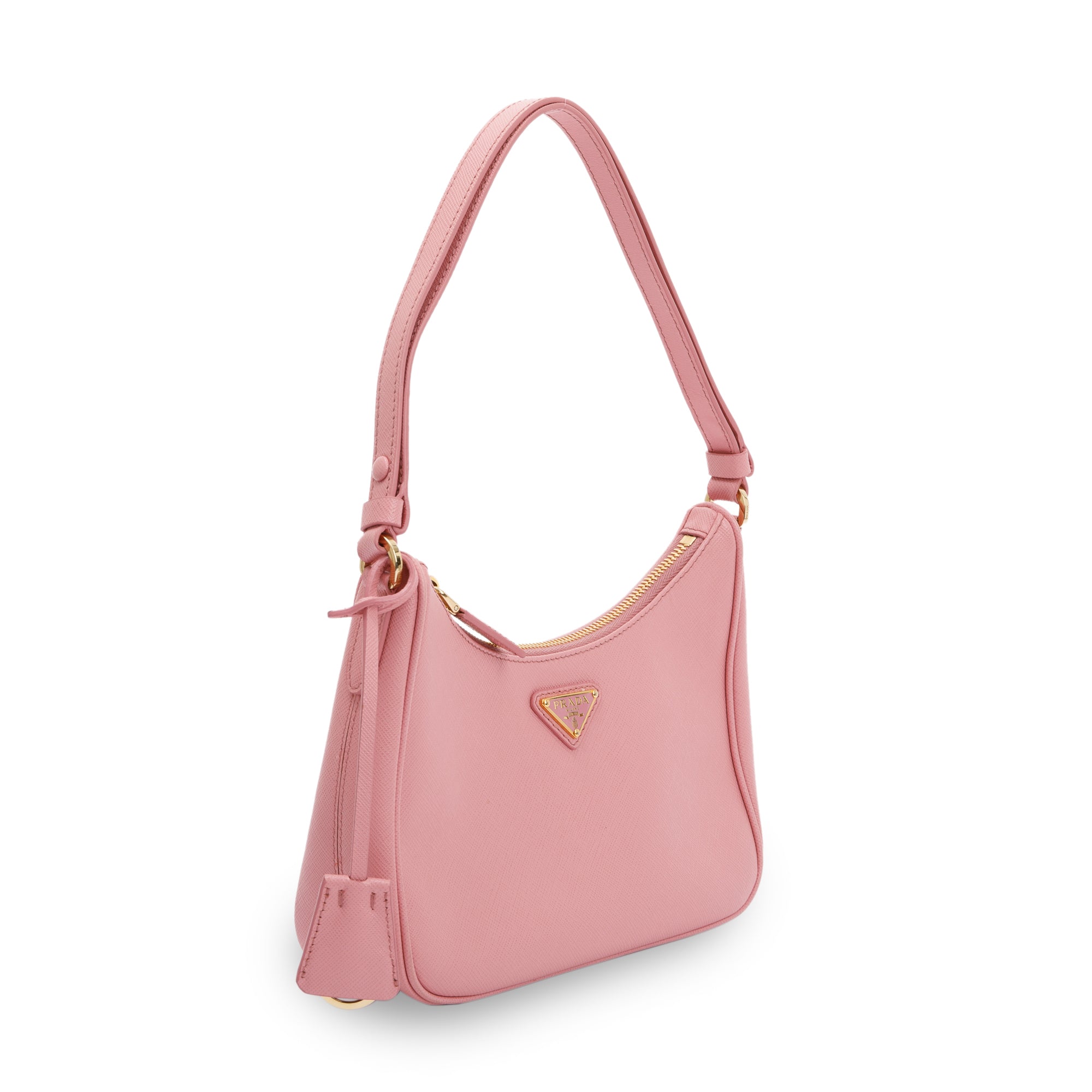 Leather Bag Mini Pink Prada Bag Prada Pre-Loved Galleria Small