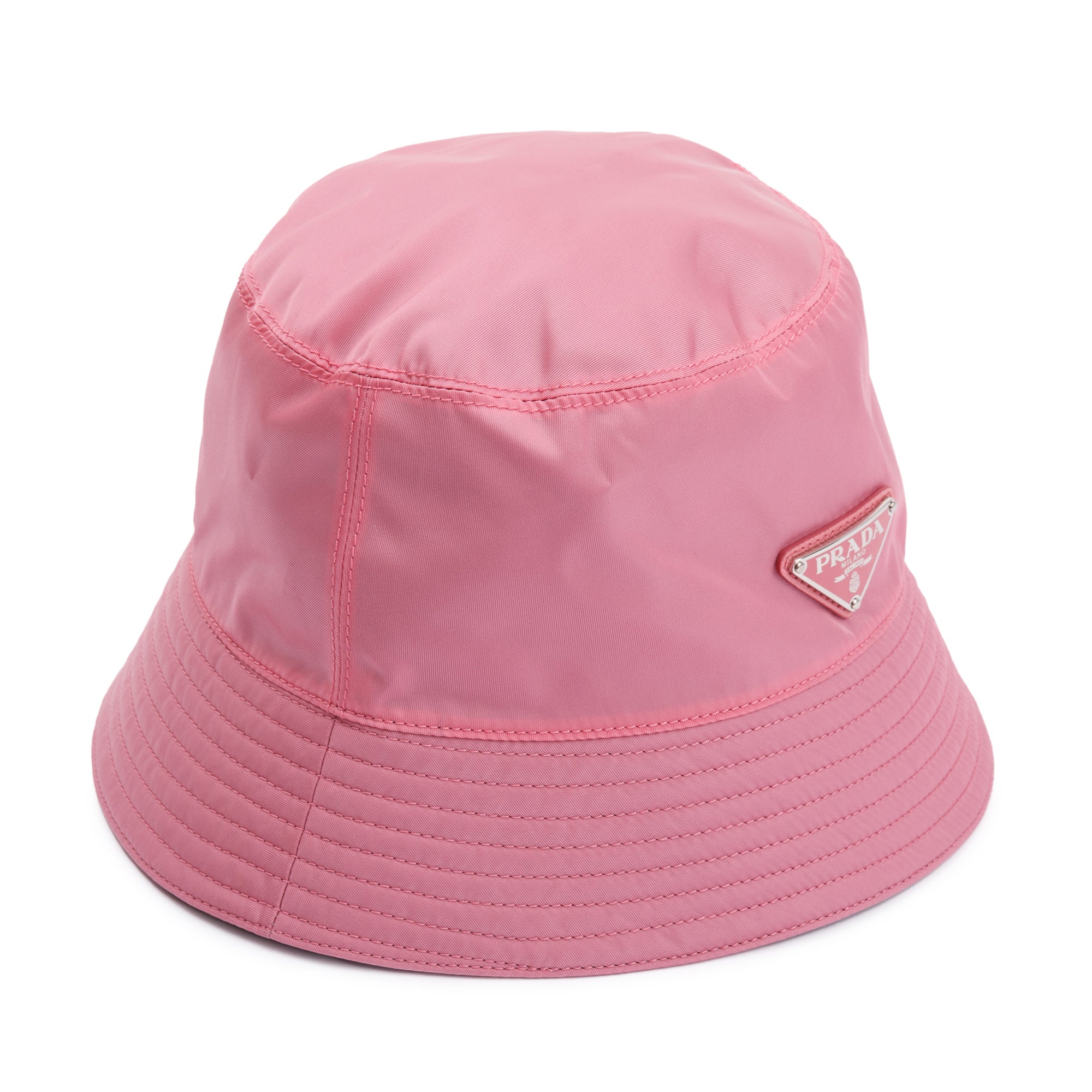 Prada Pink Re-Nylon Bucket Hat w/ Box