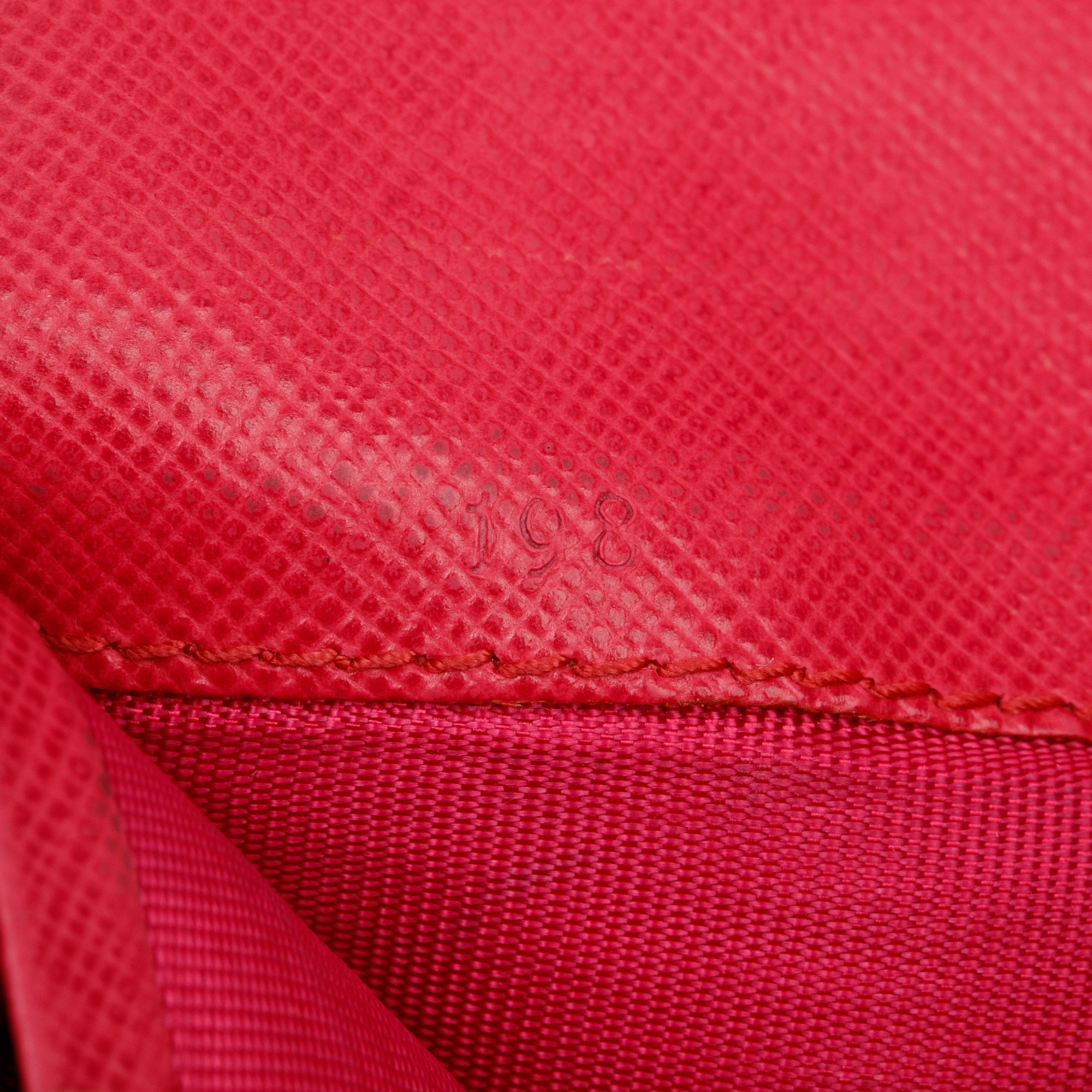 Prada Pink Saffiano Leather Continental Flap Wallet