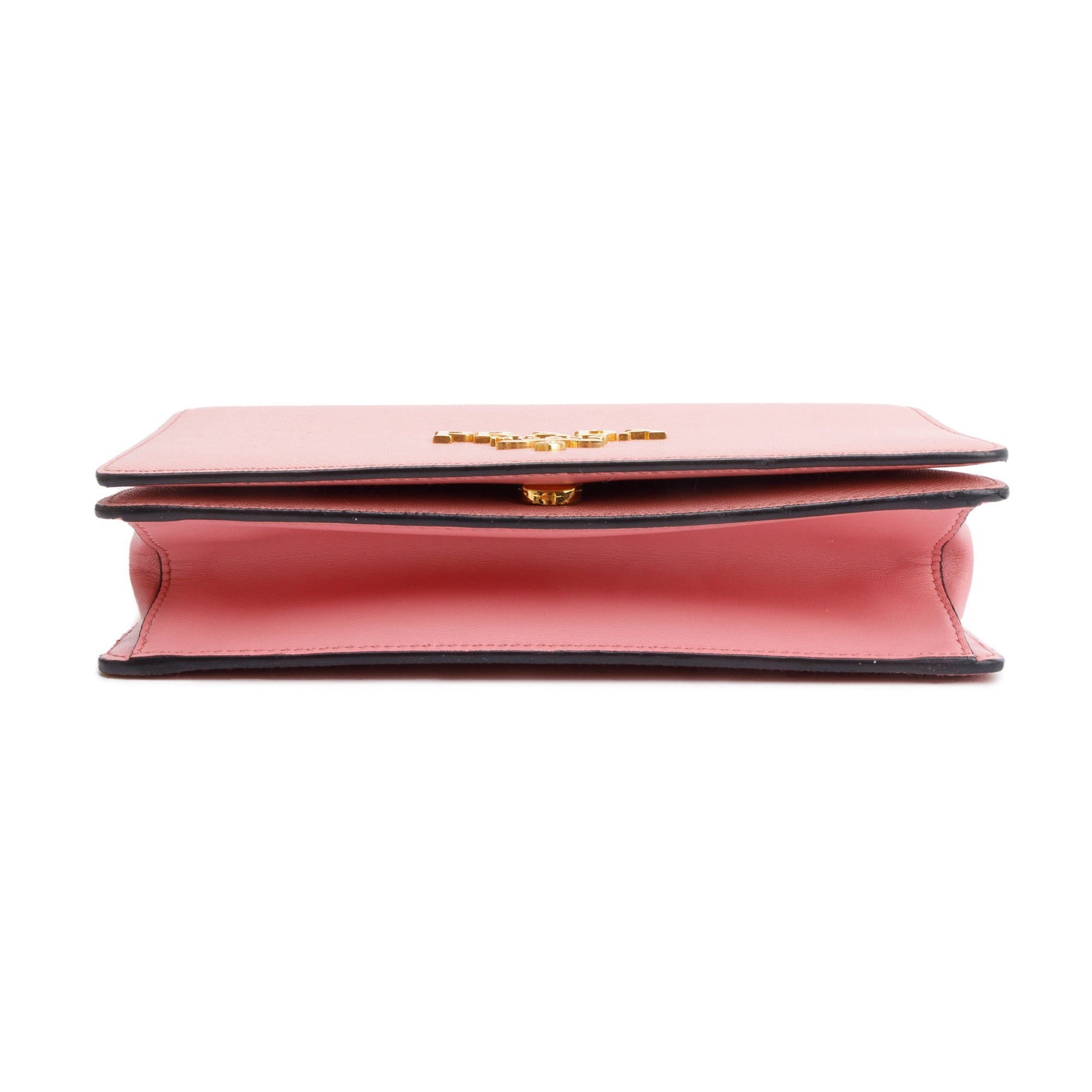 Prada Pink Saffiano Lux Chain Shoulder Bag w/ Authenticity Card