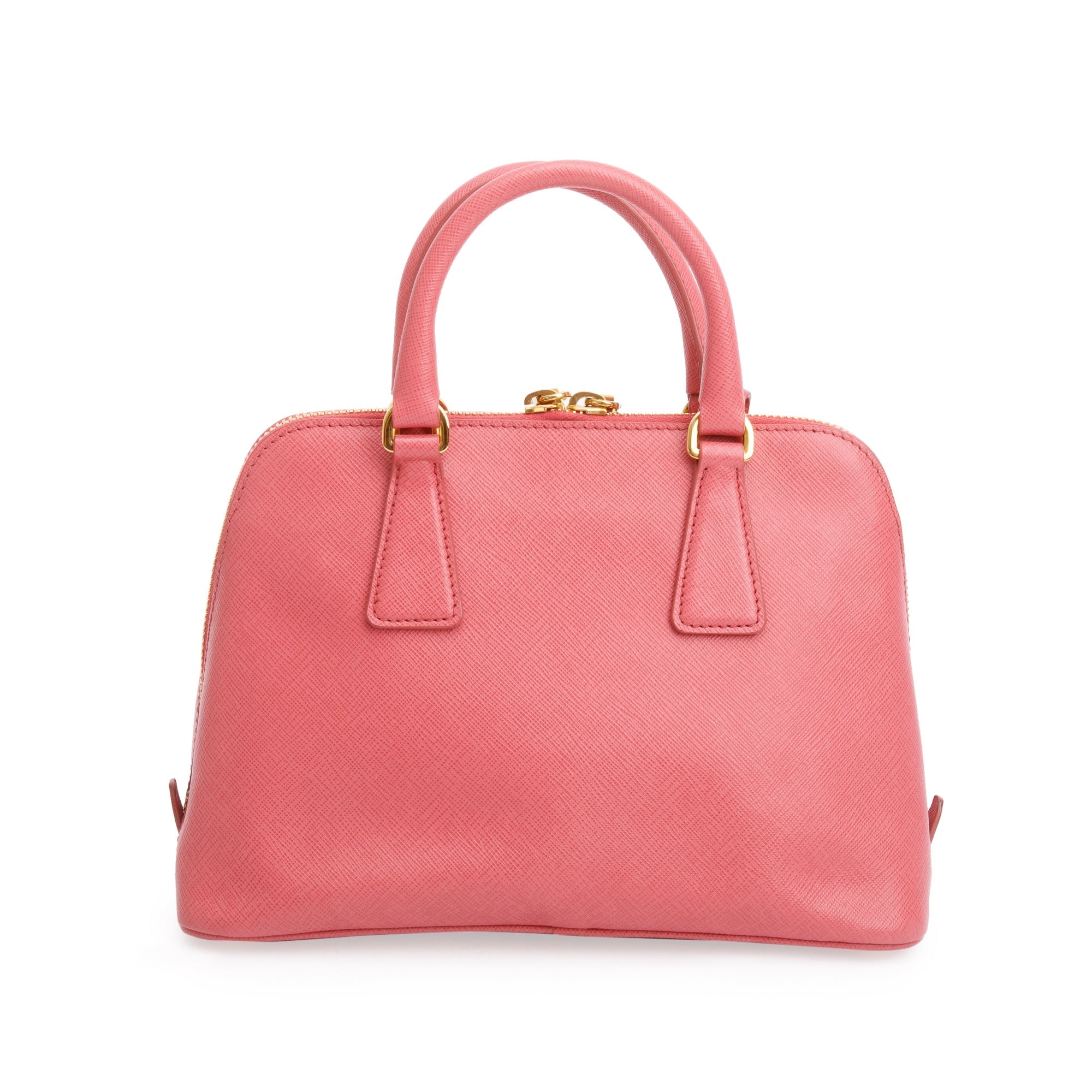 Prada Pink Saffiano Lux Small Promenade Tote w/ Authenticity Card