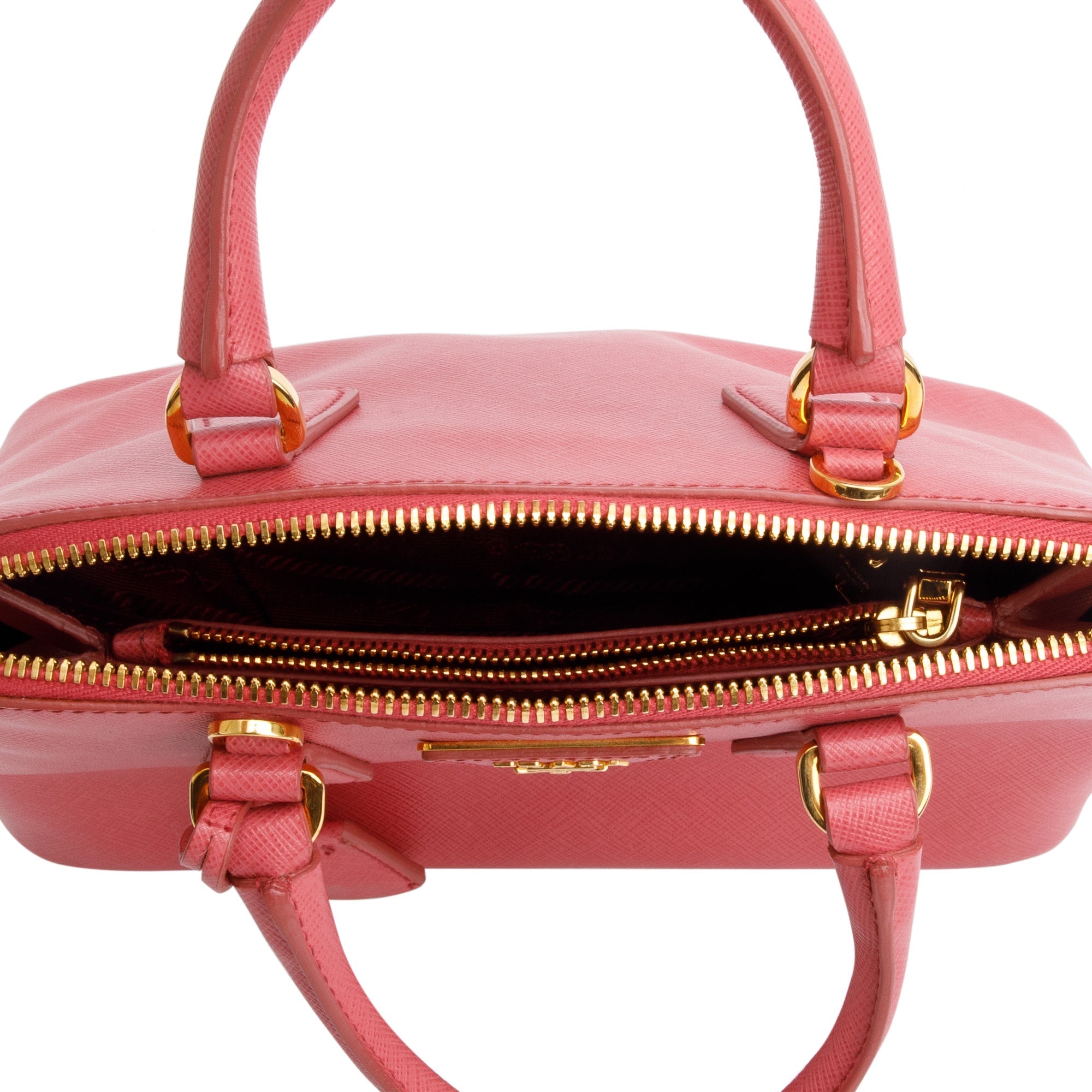 Prada Pink Saffiano Lux Small Promenade Tote w/ Authenticity Card