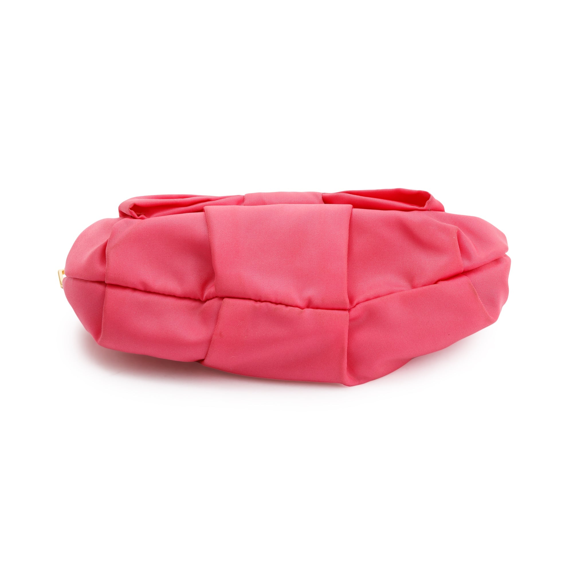 Prada Pink Tessuto Nylon Bow Wristlet