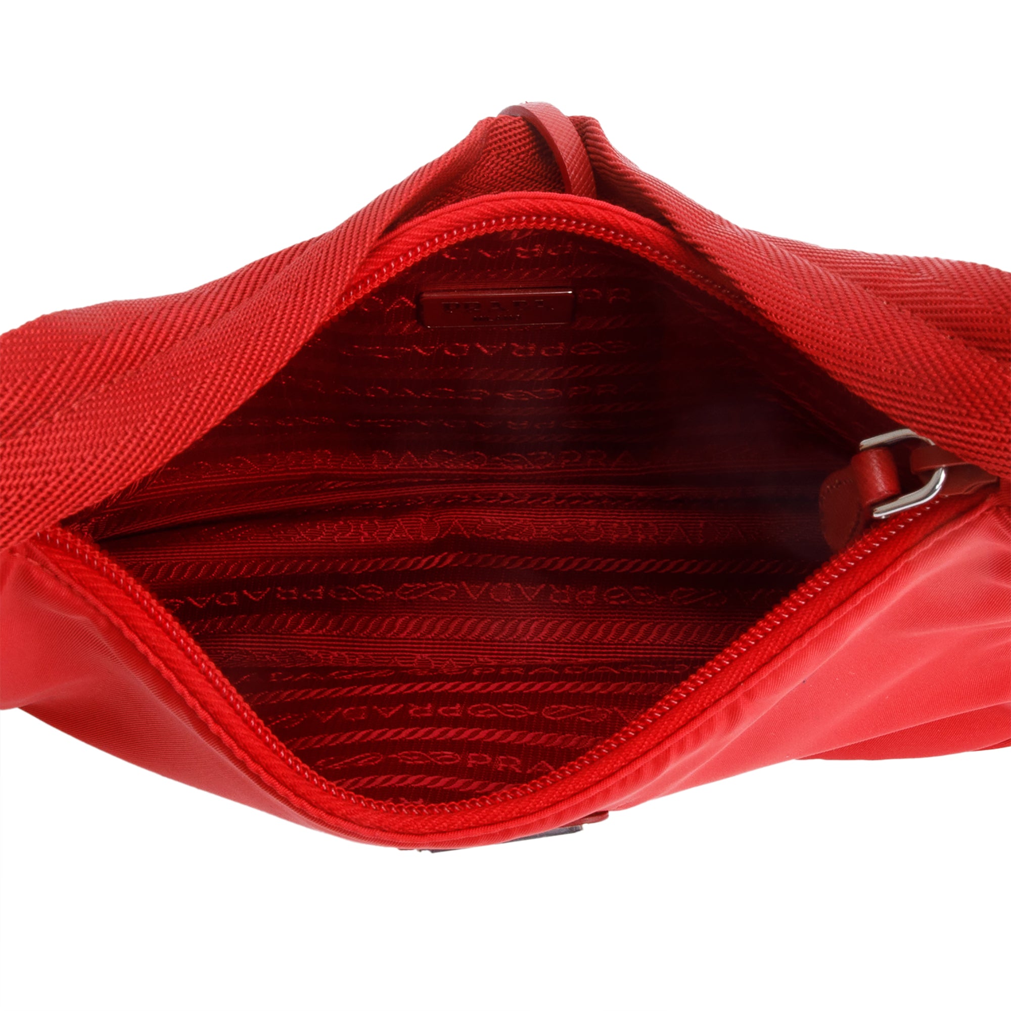 Prada Red Re-Edition 2000 Re-Nylon Mini Bag