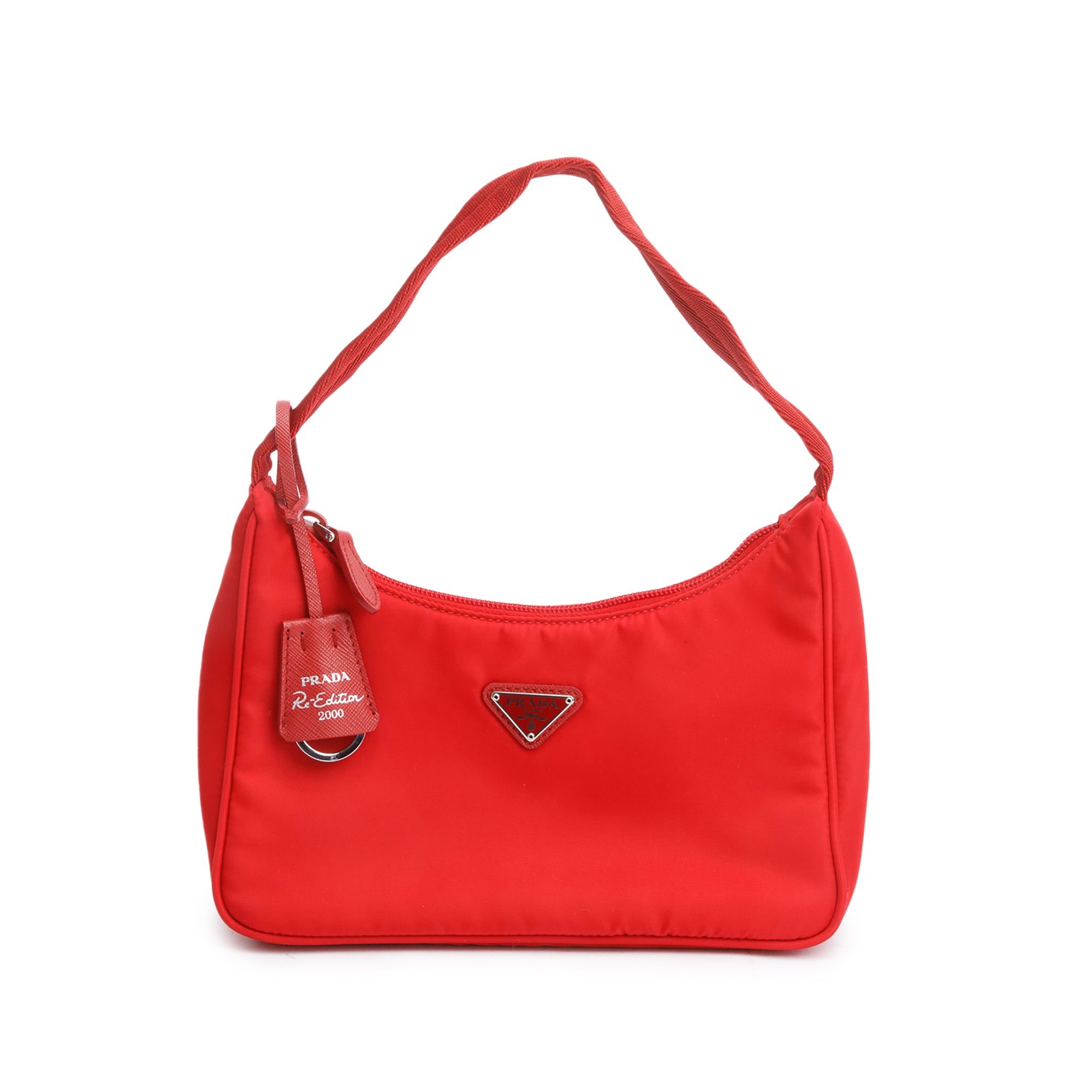 Prada Red Re-Edition 2000 Re-Nylon Mini Bag