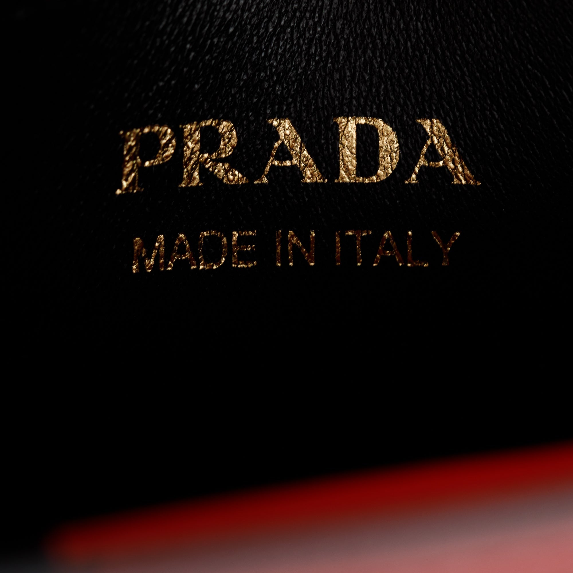 Prada Red Saffiano Cuir Medium Panier Bag w/ Strap & Authenticity Card