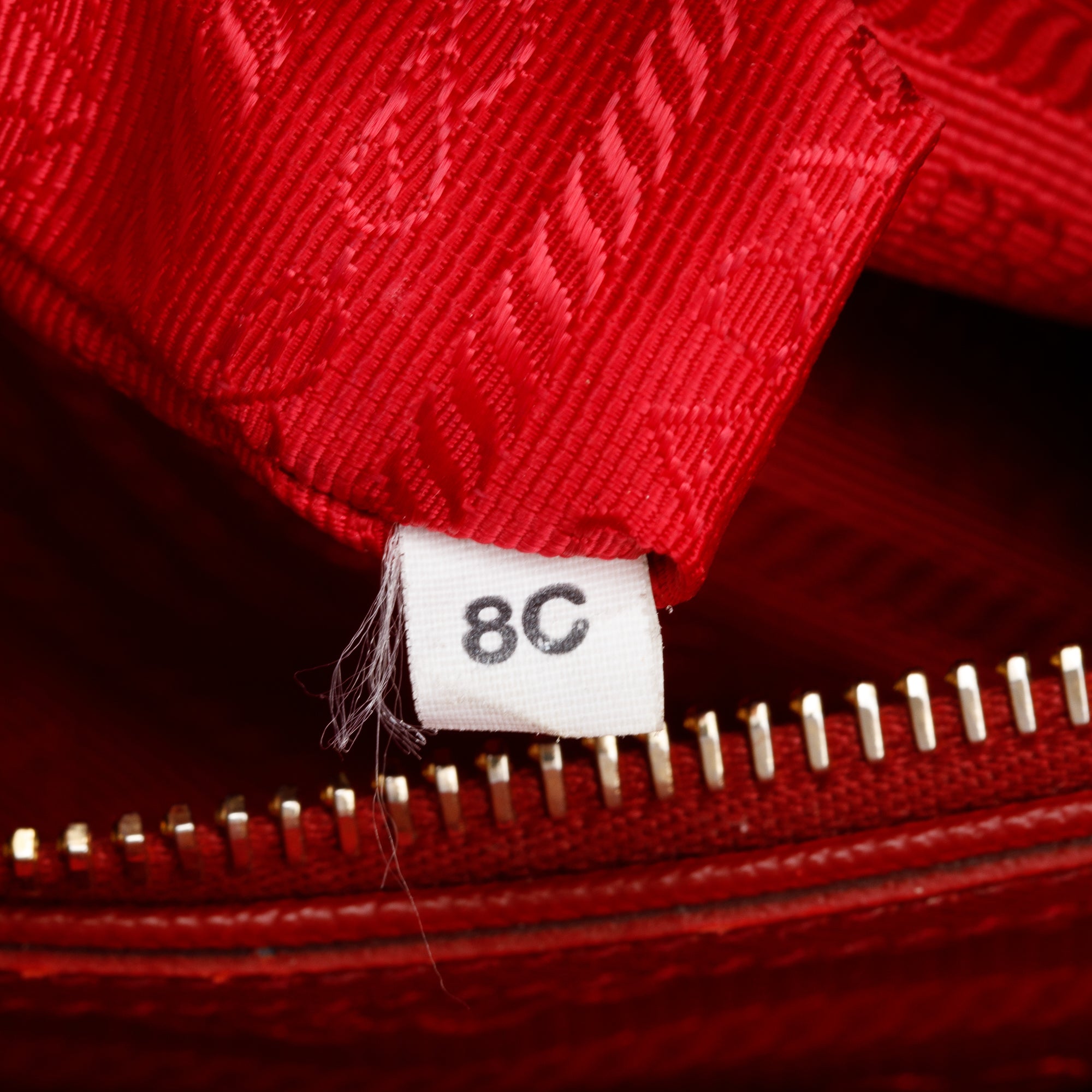 Prada Red Saffiano Lux Medium Double Zip Galleria Tote w/ Strap