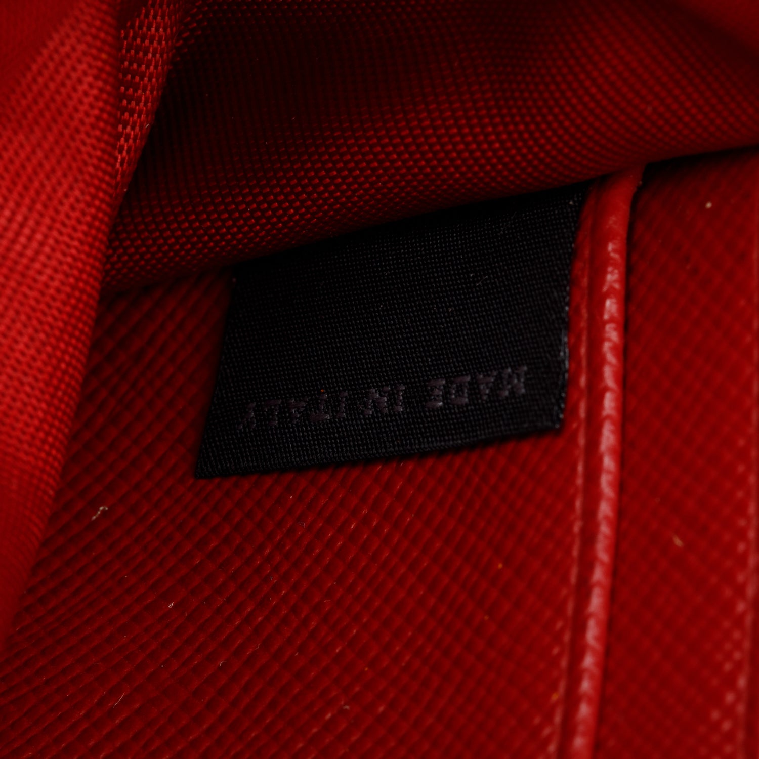 Prada Red Saffiano Metal Continental Wallet w/ Box & Authenticity Card