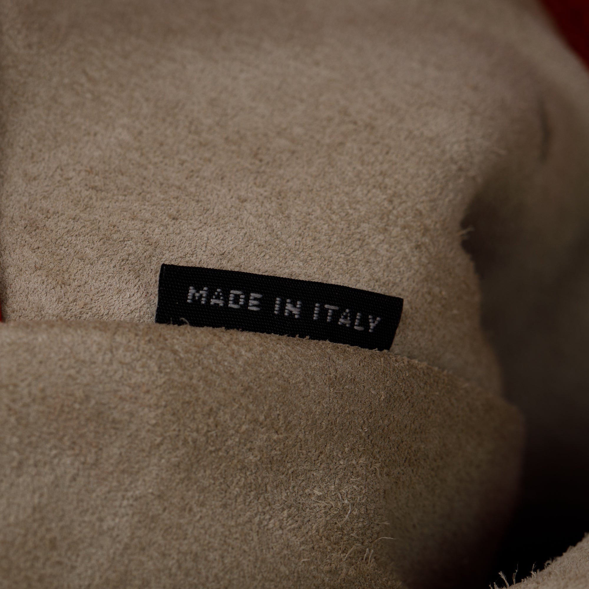 Prada Red Vitello Daino Leather Zipped Shoulder Bag w/ Authenticity Card