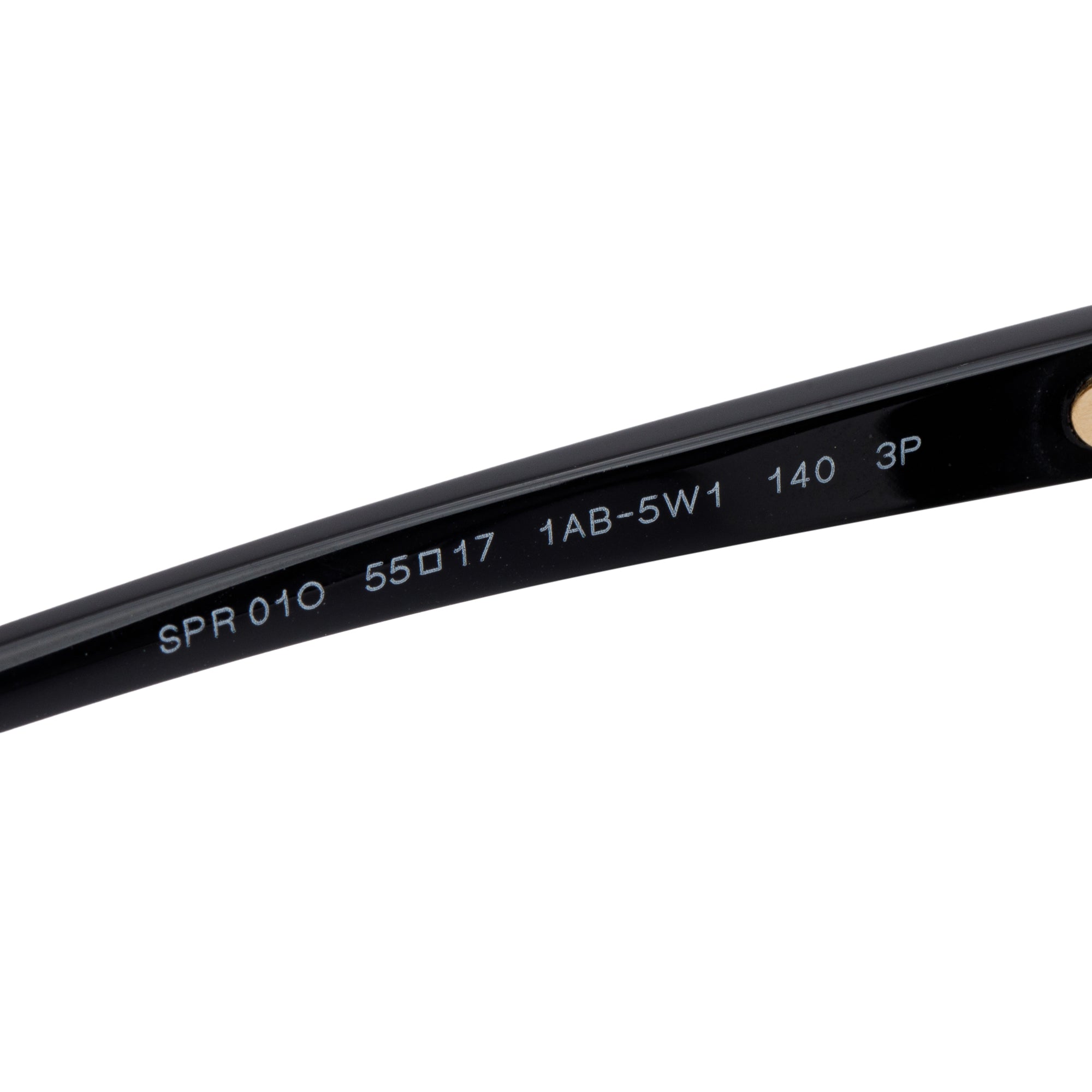 Prada SPR 01O Black Acetate Gradient Sunglasses w/ Box & Case