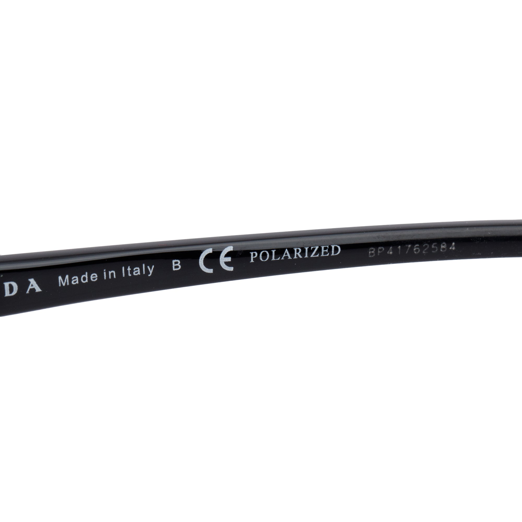 Prada SPR 01O Black Acetate Gradient Sunglasses w/ Box & Case