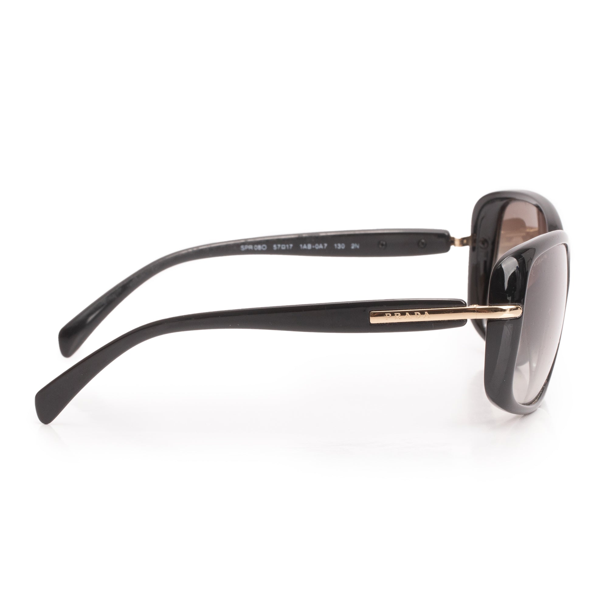 Prada SPR 080 Black Acetate Conceptual Sunglasses w/ Case – Oliver ...